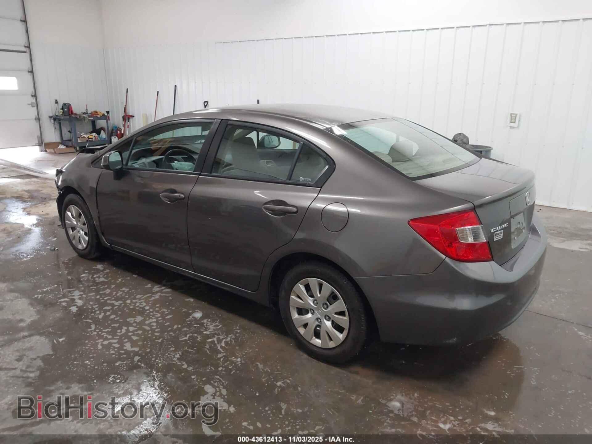 2012 HONDA CIVIC - VIN: 19XFB2F56CE110162 - Фото 3