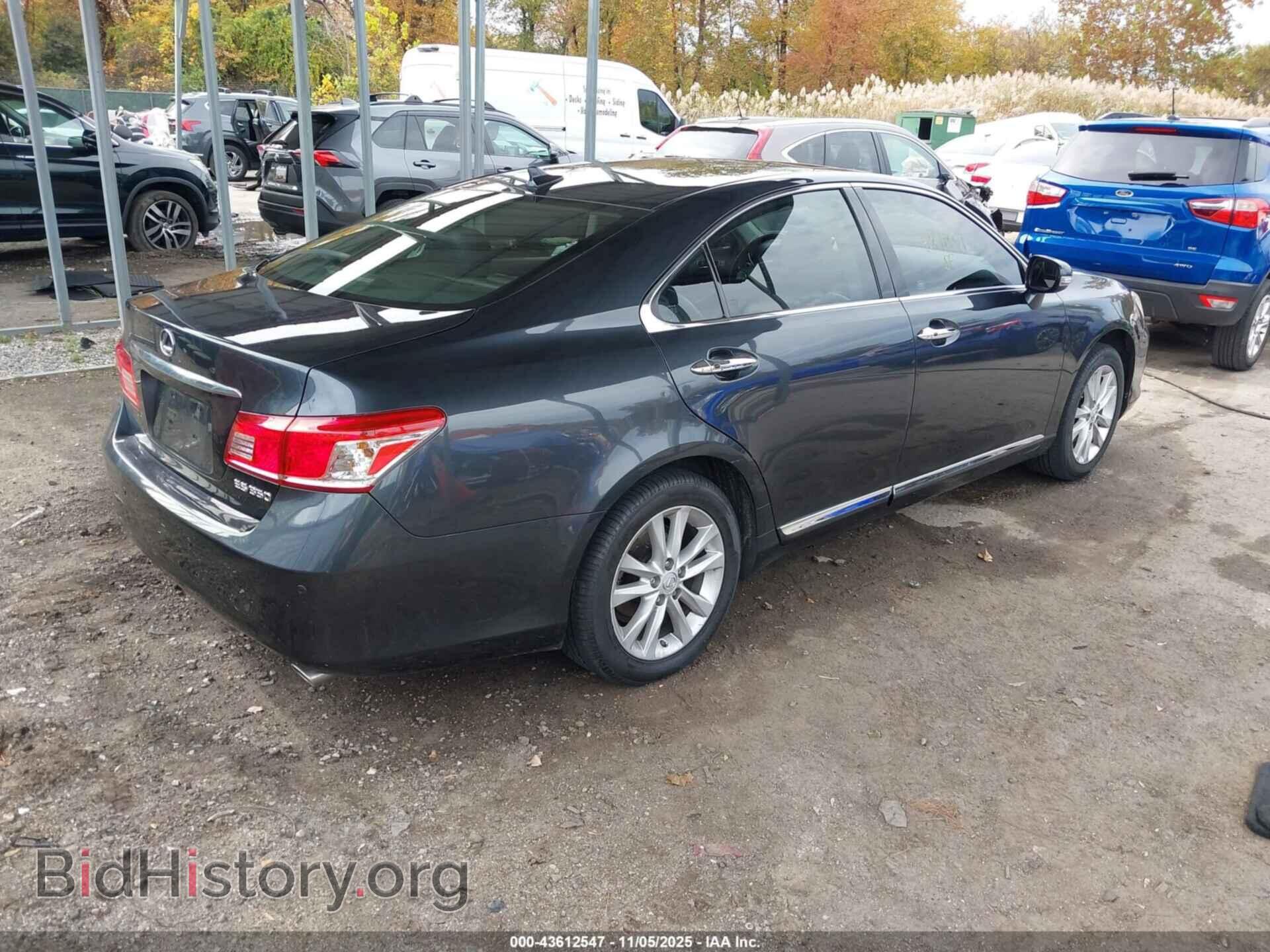2011 LEXUS ES 350 - VIN: JTHBK1EG4B2461951 - Фото 4