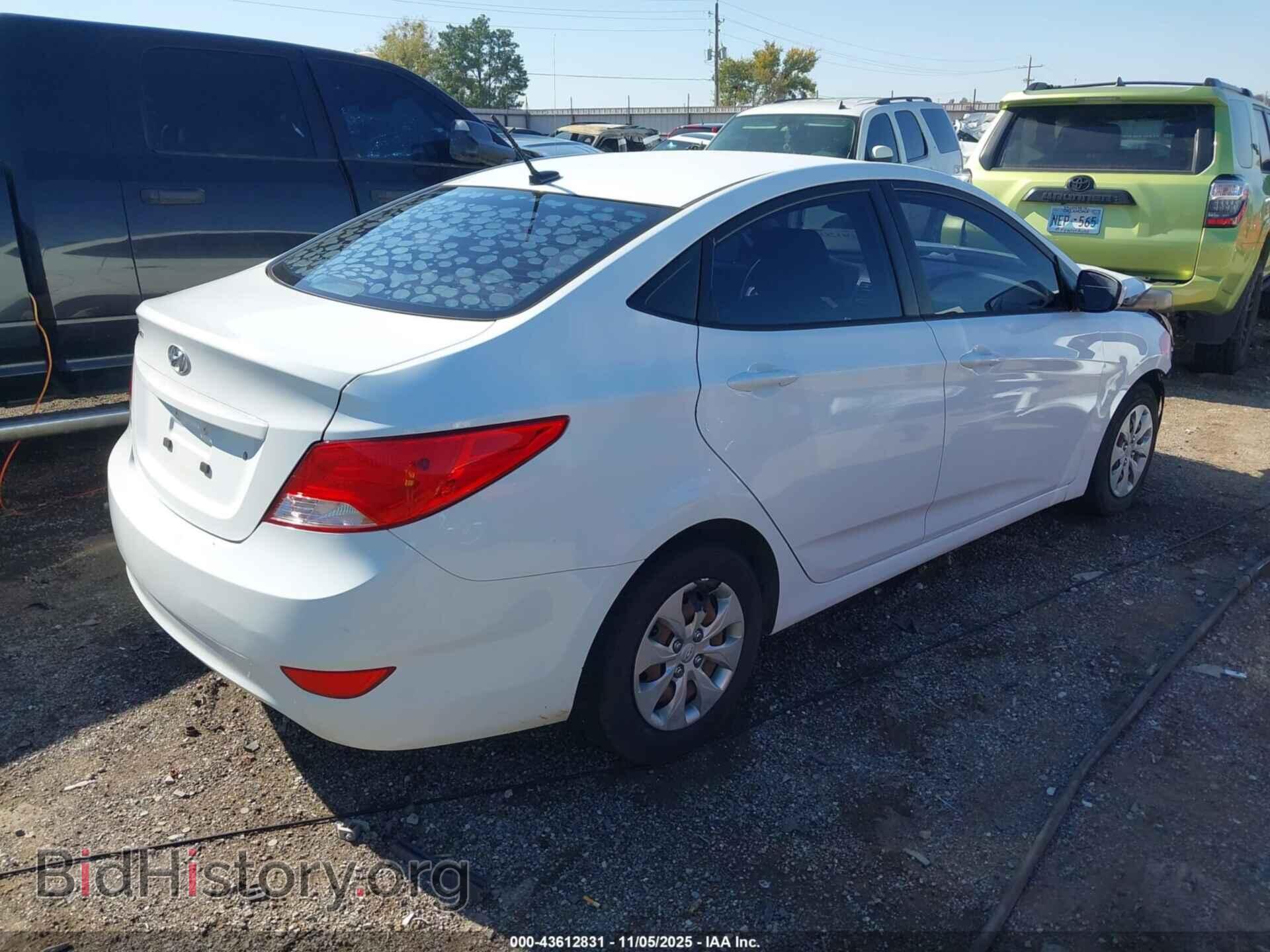 2016 HYUNDAI ACCENT - VIN: KMHCT4AEXGU057097 - Фото 4