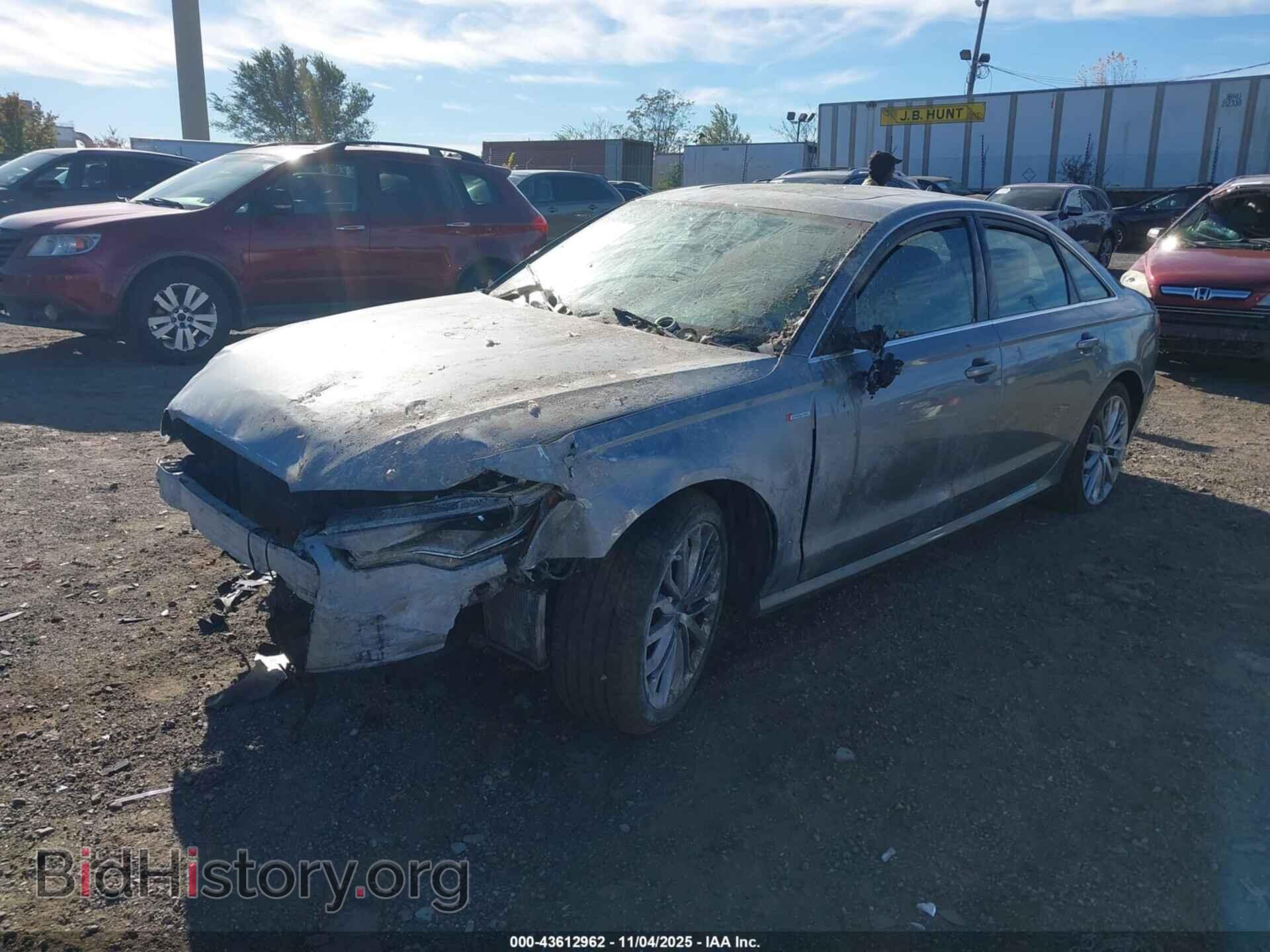 2014 AUDI A6 - VIN: WAUHGAFC7EN122500 - Фото 2