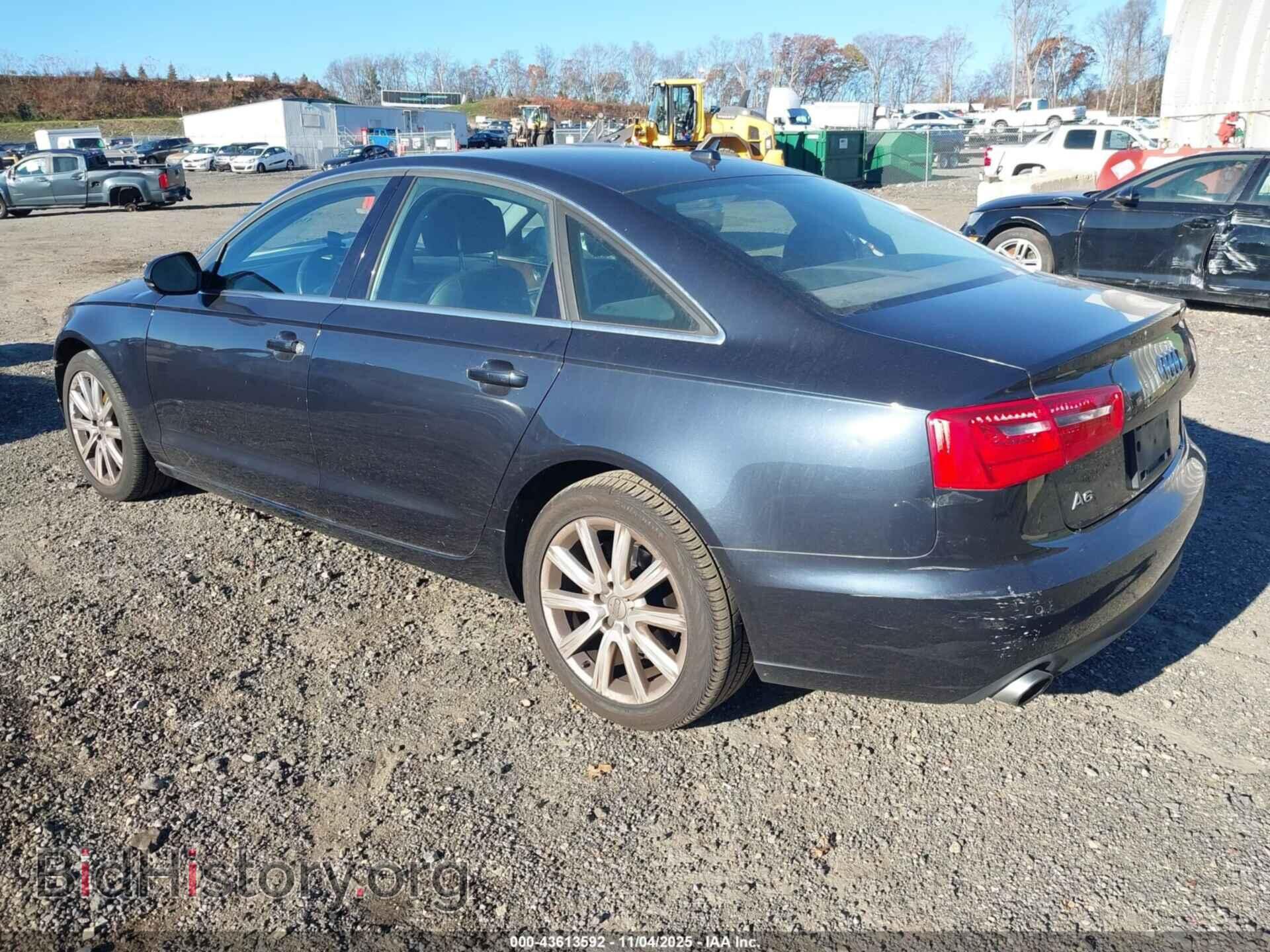 2013 AUDI A6 - VIN: WAUGFAFC9DN121832 - Фото 3
