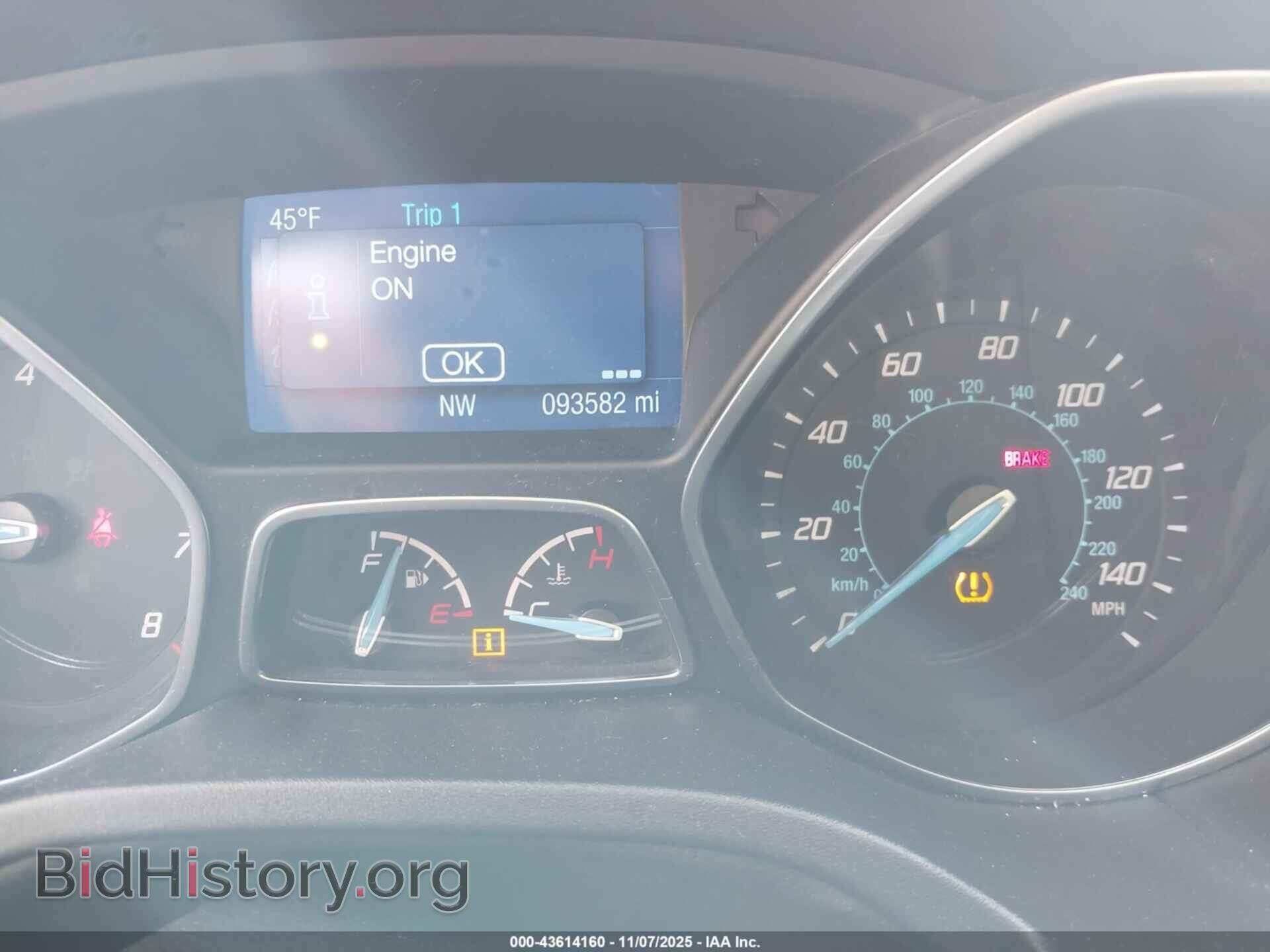2014 FORD FOCUS - VIN: 1FADP3K27EL365932 - Фото 7