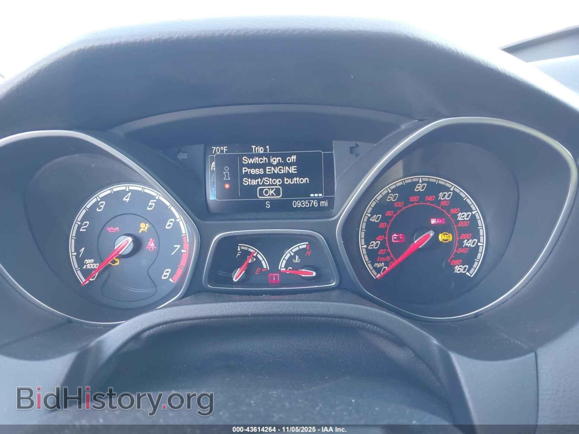 2014 FORD FOCUS ST - VIN: 1FADP3L9XEL212215 - Фото 7