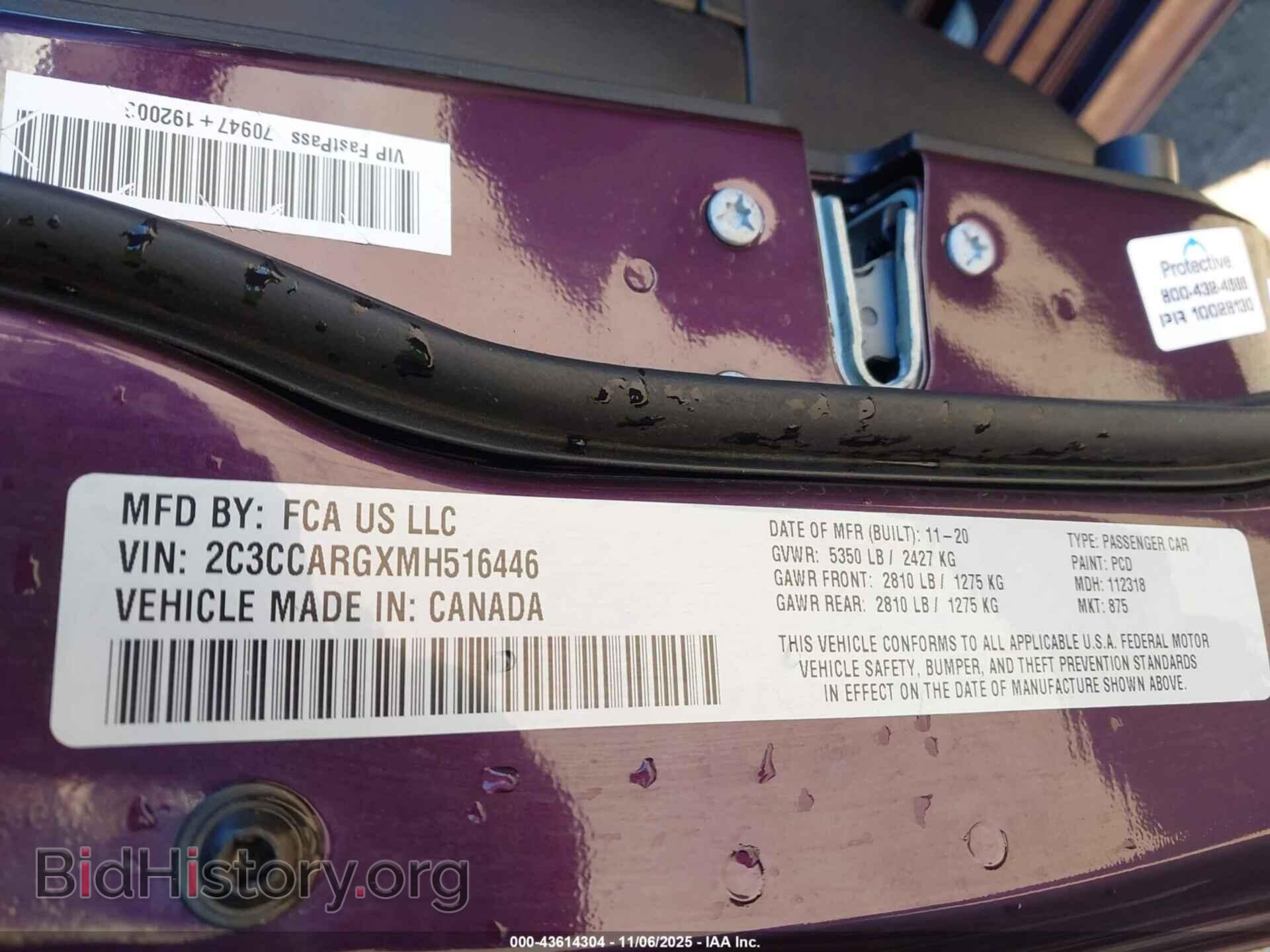 2021 CHRYSLER 300 - VIN: 2C3CCARGXMH516446 - Фото 9