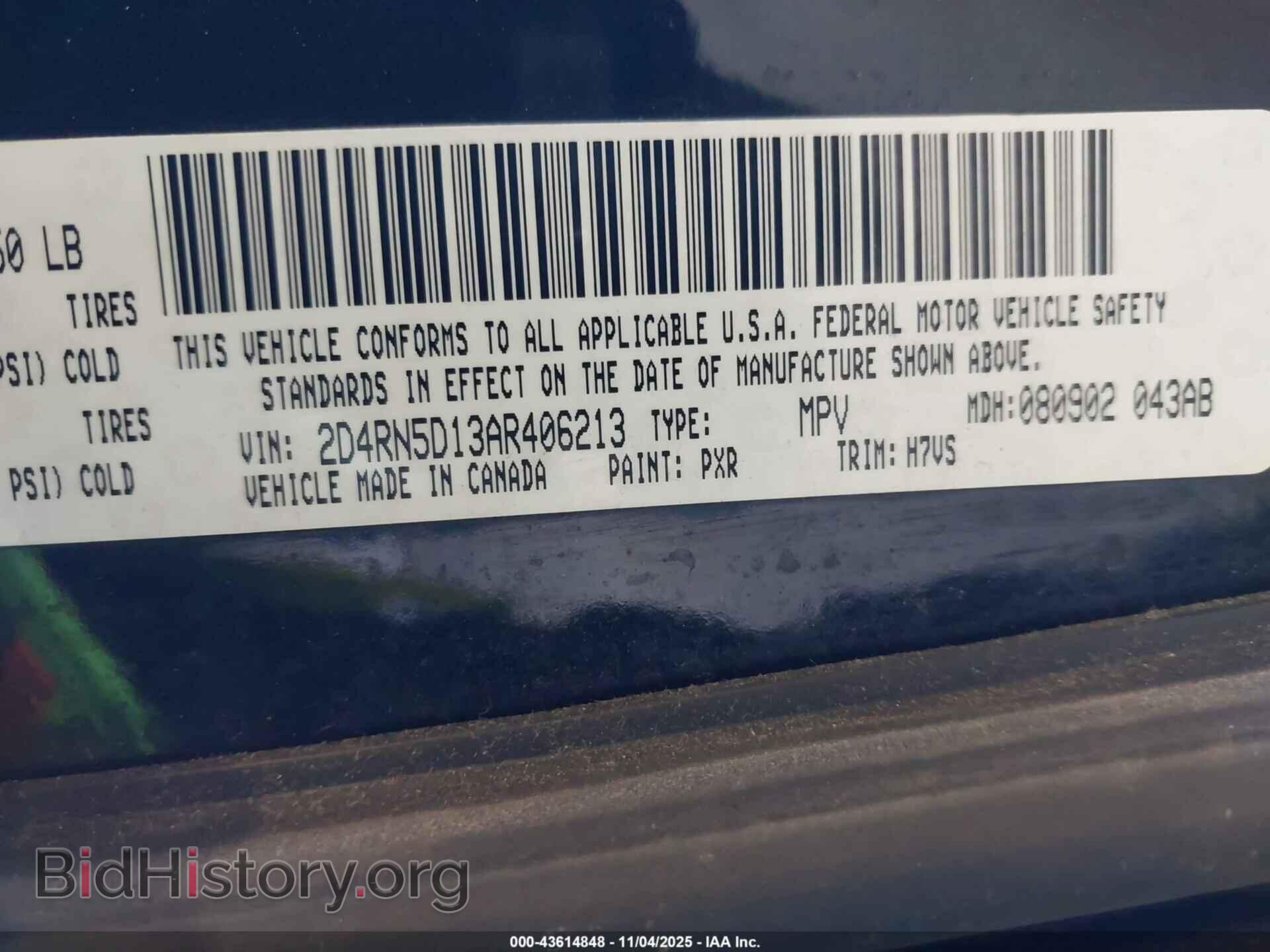 2010 DODGE GRAND CARAVAN - VIN: 2D4RN5D13AR406213 - Фото 9
