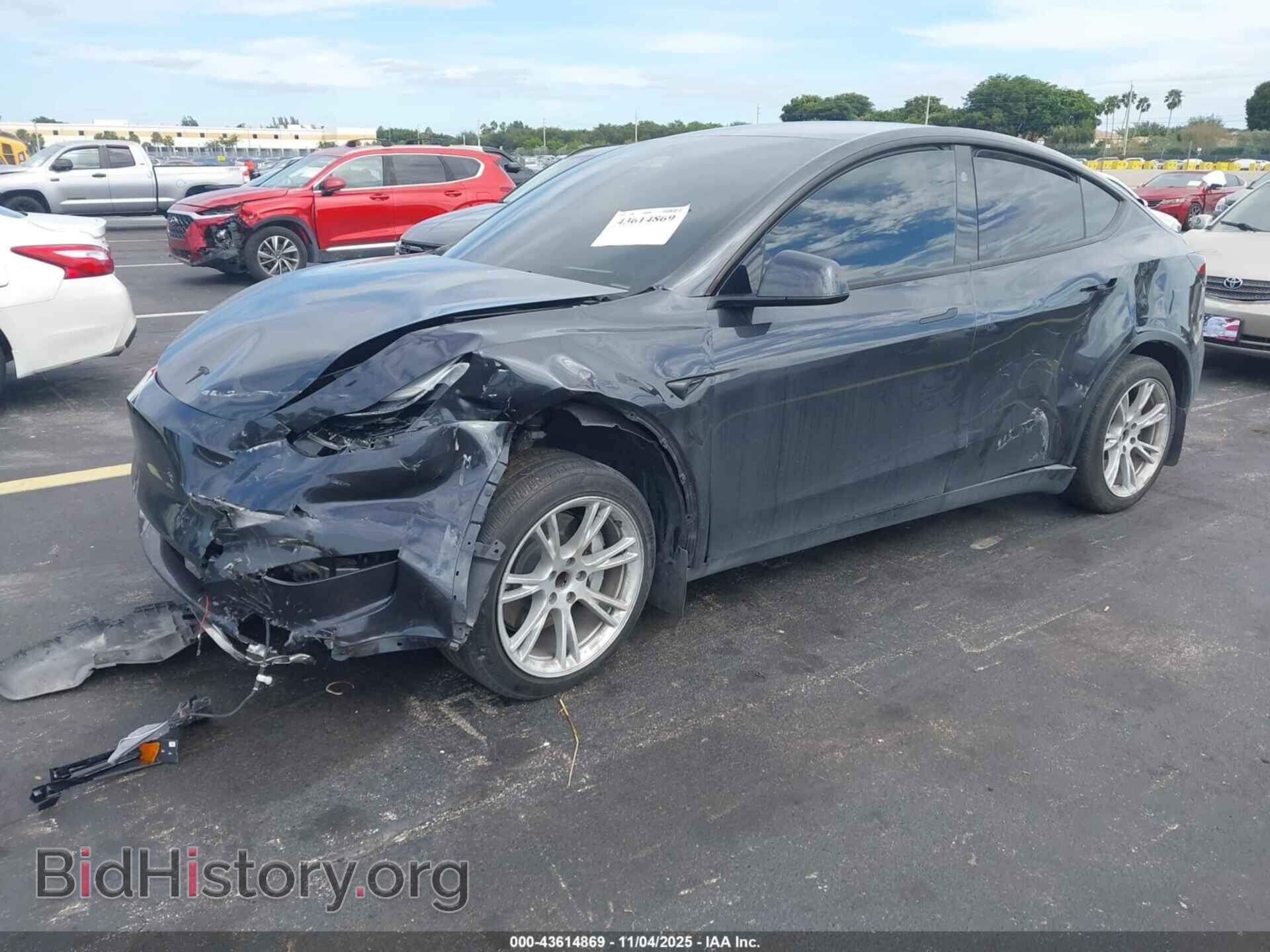 2024 TESLA MODEL Y - VIN: 7SAYGDED8RF053600 - Фото 2