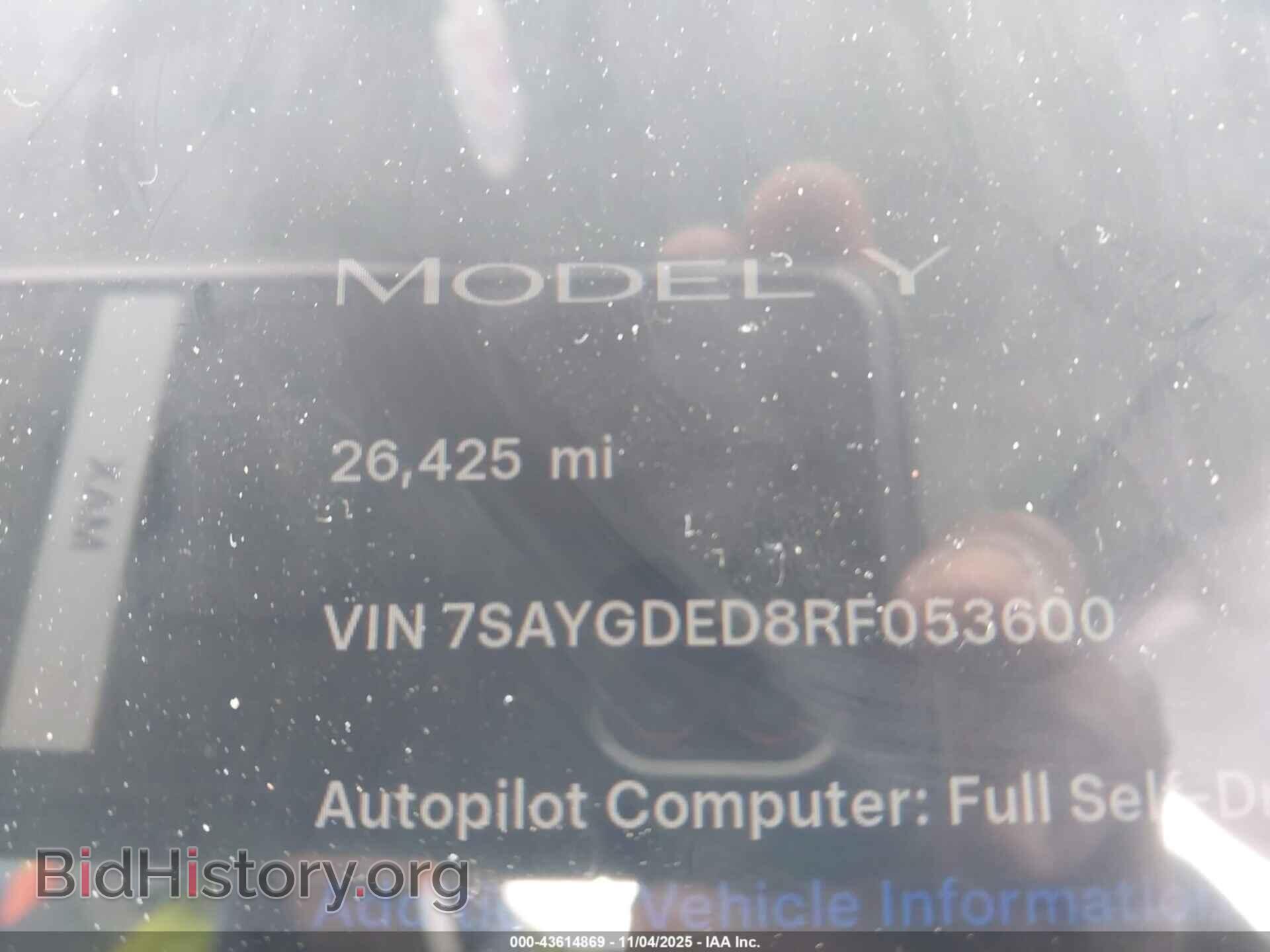 2024 TESLA MODEL Y - VIN: 7SAYGDED8RF053600 - Фото 7