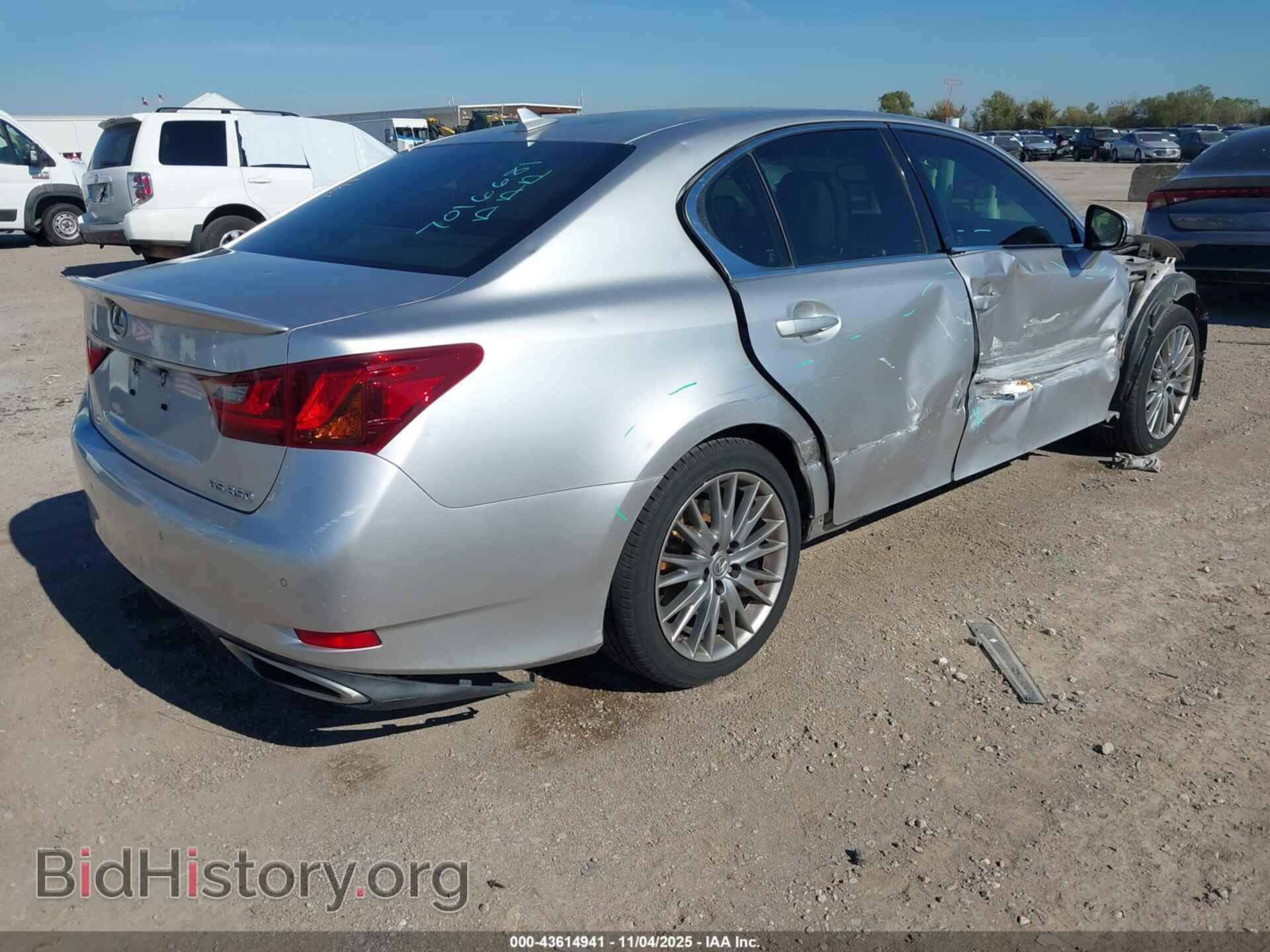 2014 LEXUS GS 350 - VIN: JTHBE1BL4E5039223 - Фото 4