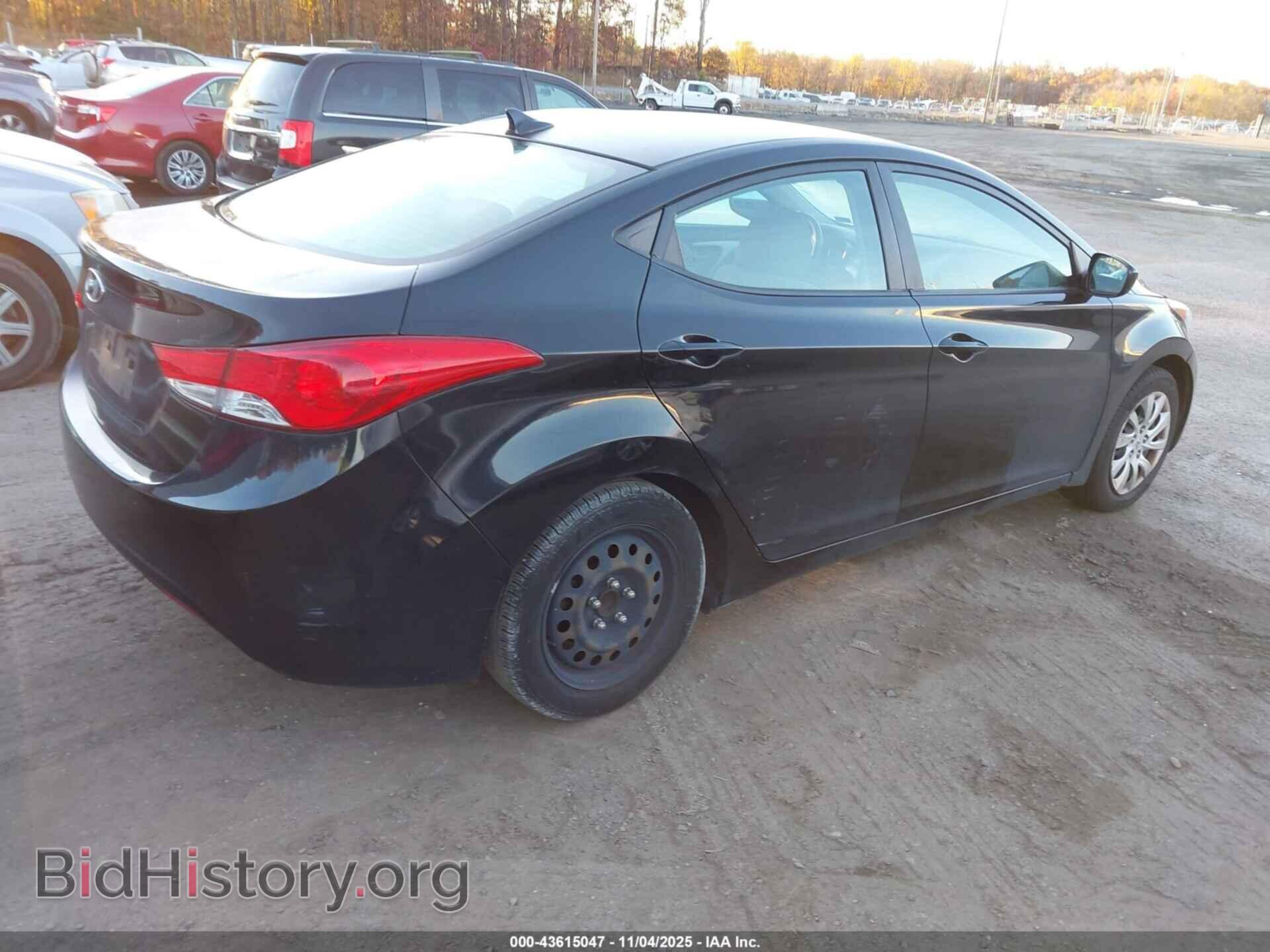 2012 HYUNDAI ELANTRA - VIN: 5NPDH4AE7CH098866 - Фото 4