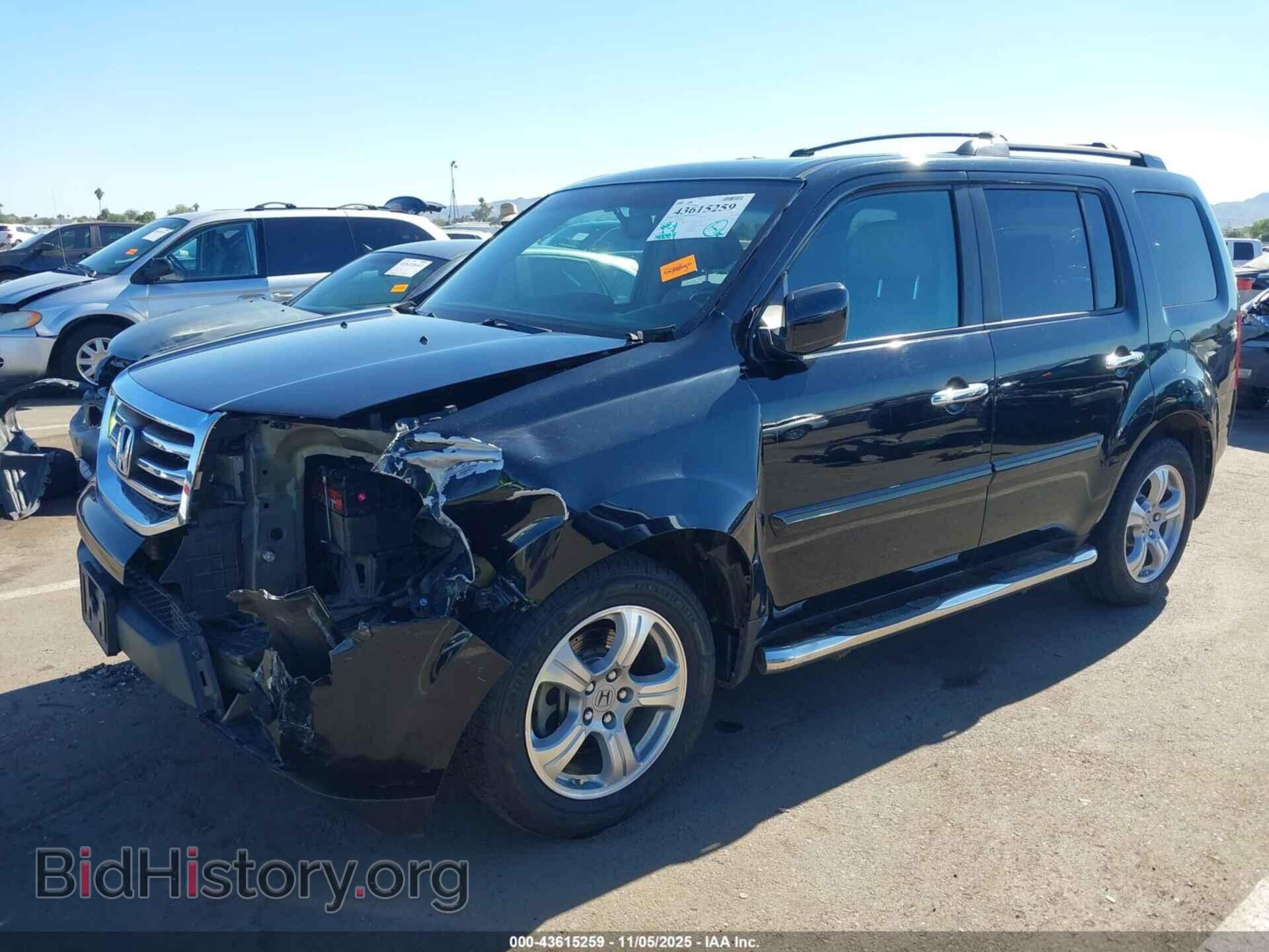 2013 HONDA PILOT - VIN: 5FNYF4H57DB036624 - Фото 2
