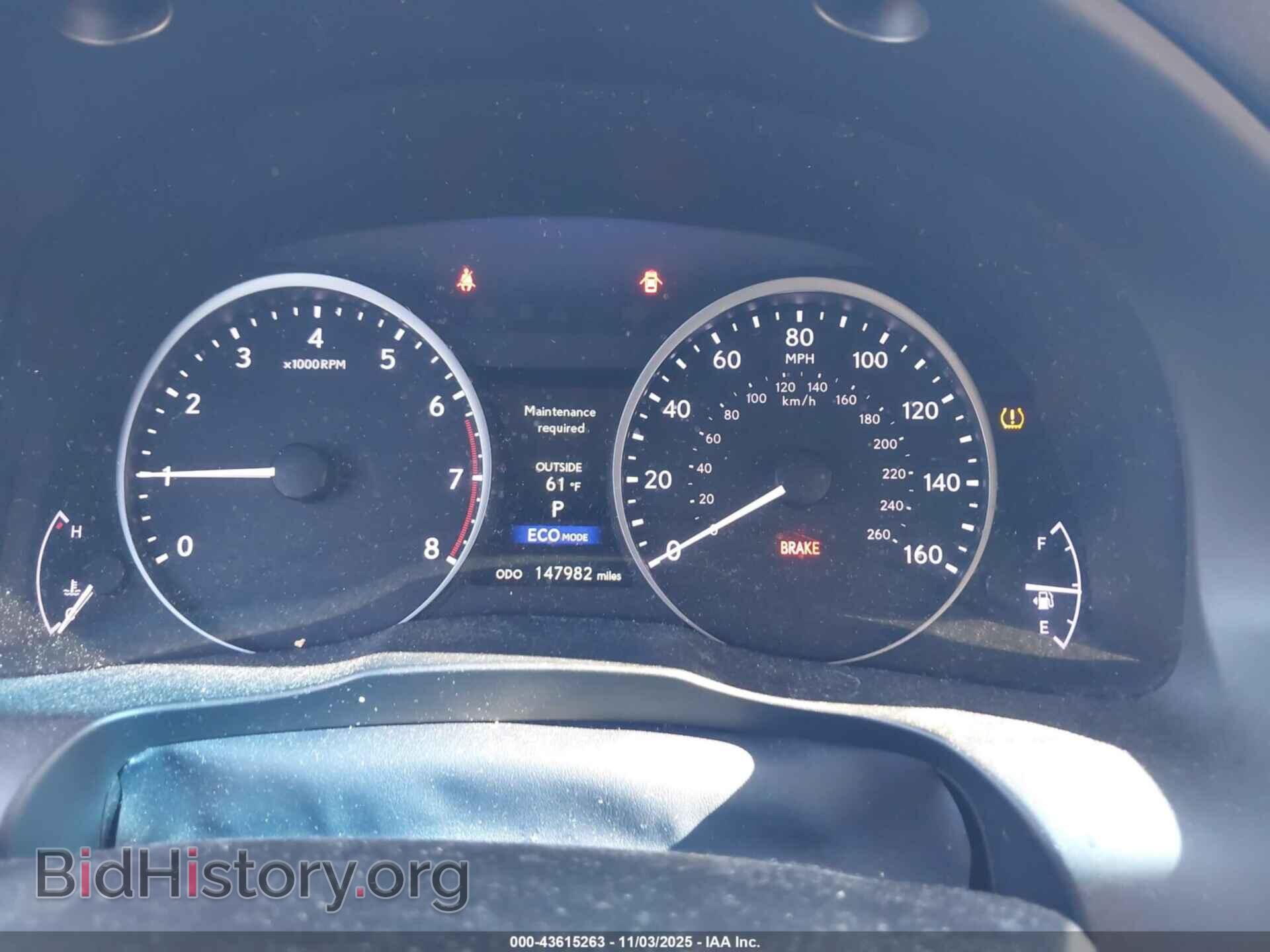 2013 LEXUS ES 350 - VIN: JTHBK1GG8D2045983 - Фото 7