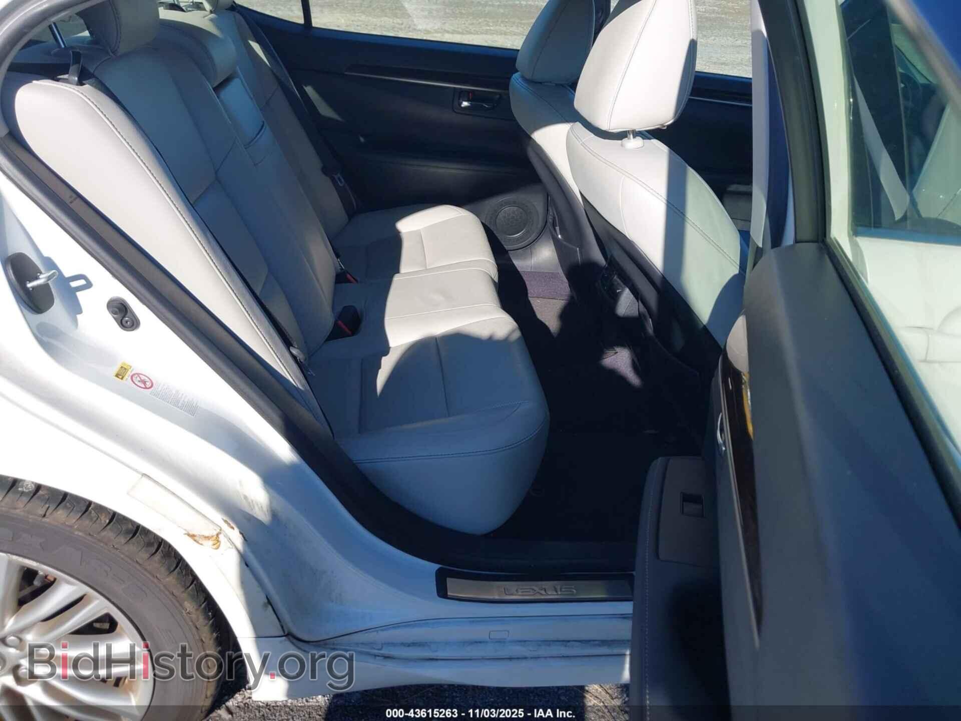2013 LEXUS ES 350 - VIN: JTHBK1GG8D2045983 - Фото 8