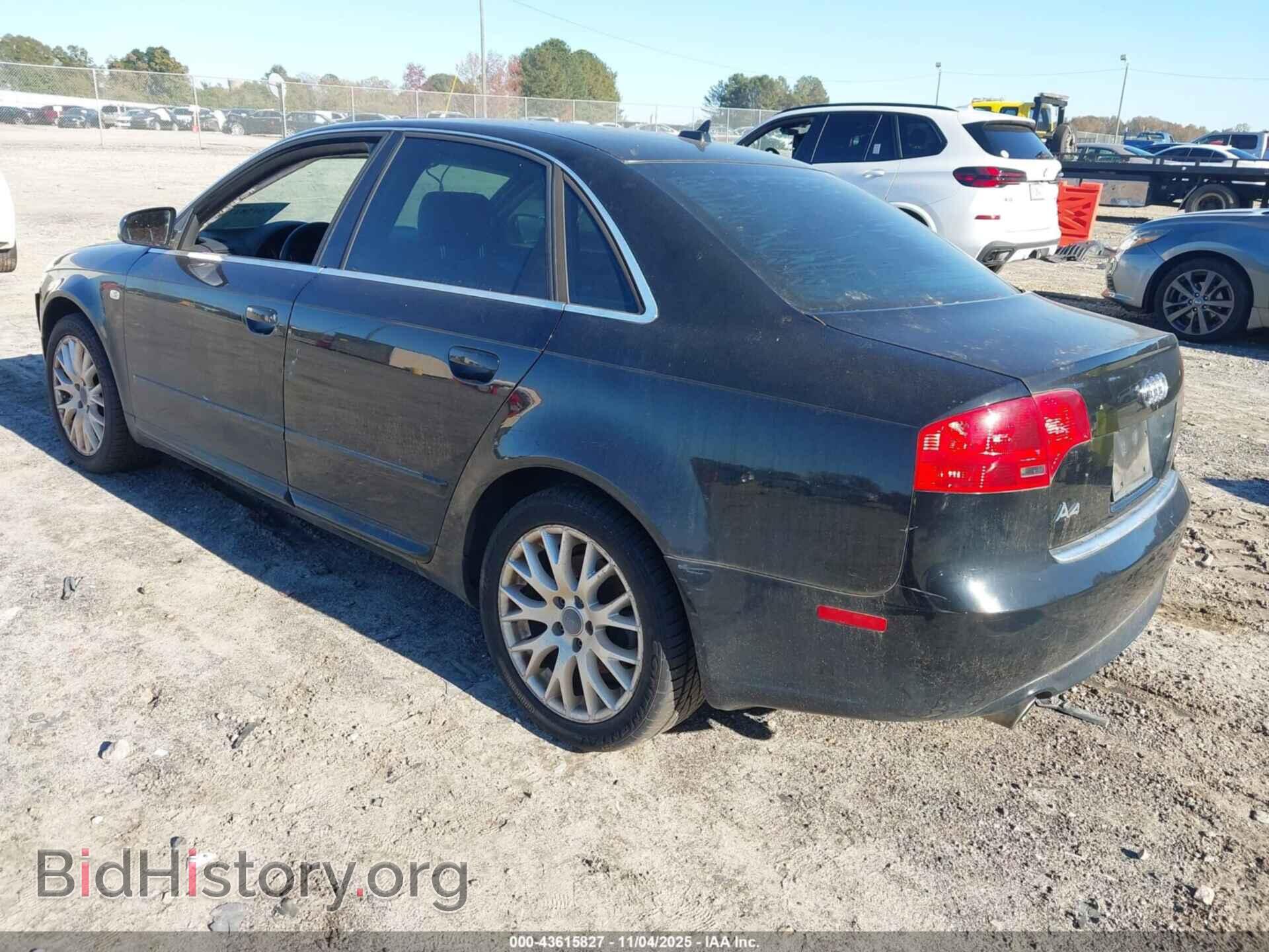 2008 AUDI A4 - VIN: WAUAF78E18A161035 - Фото 3