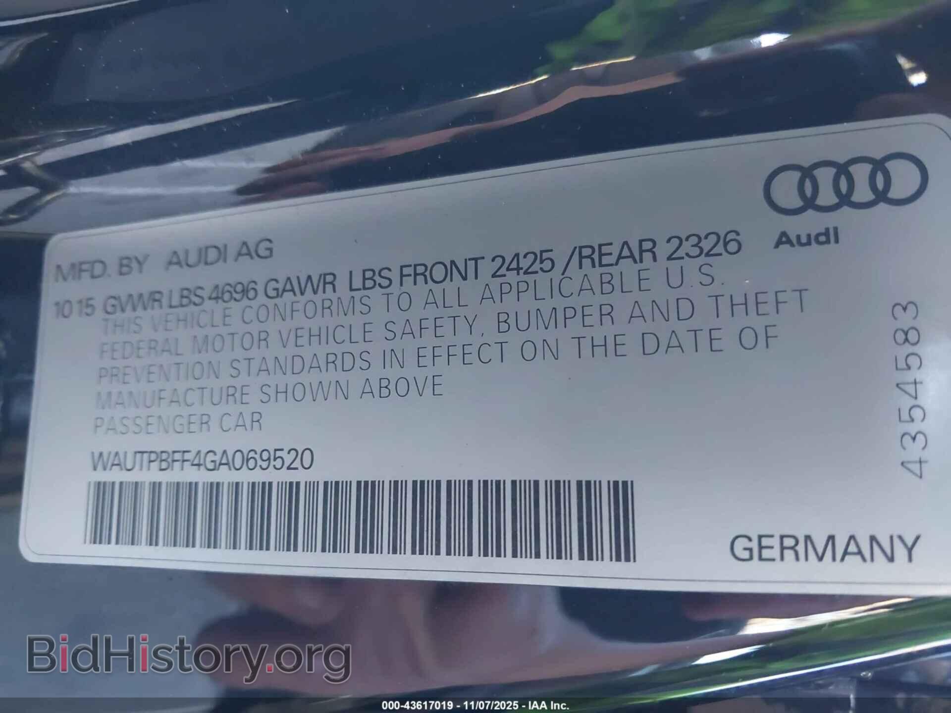 2016 AUDI A3 E-TRON - VIN: WAUTPBFF4GA069520 - Фото 9