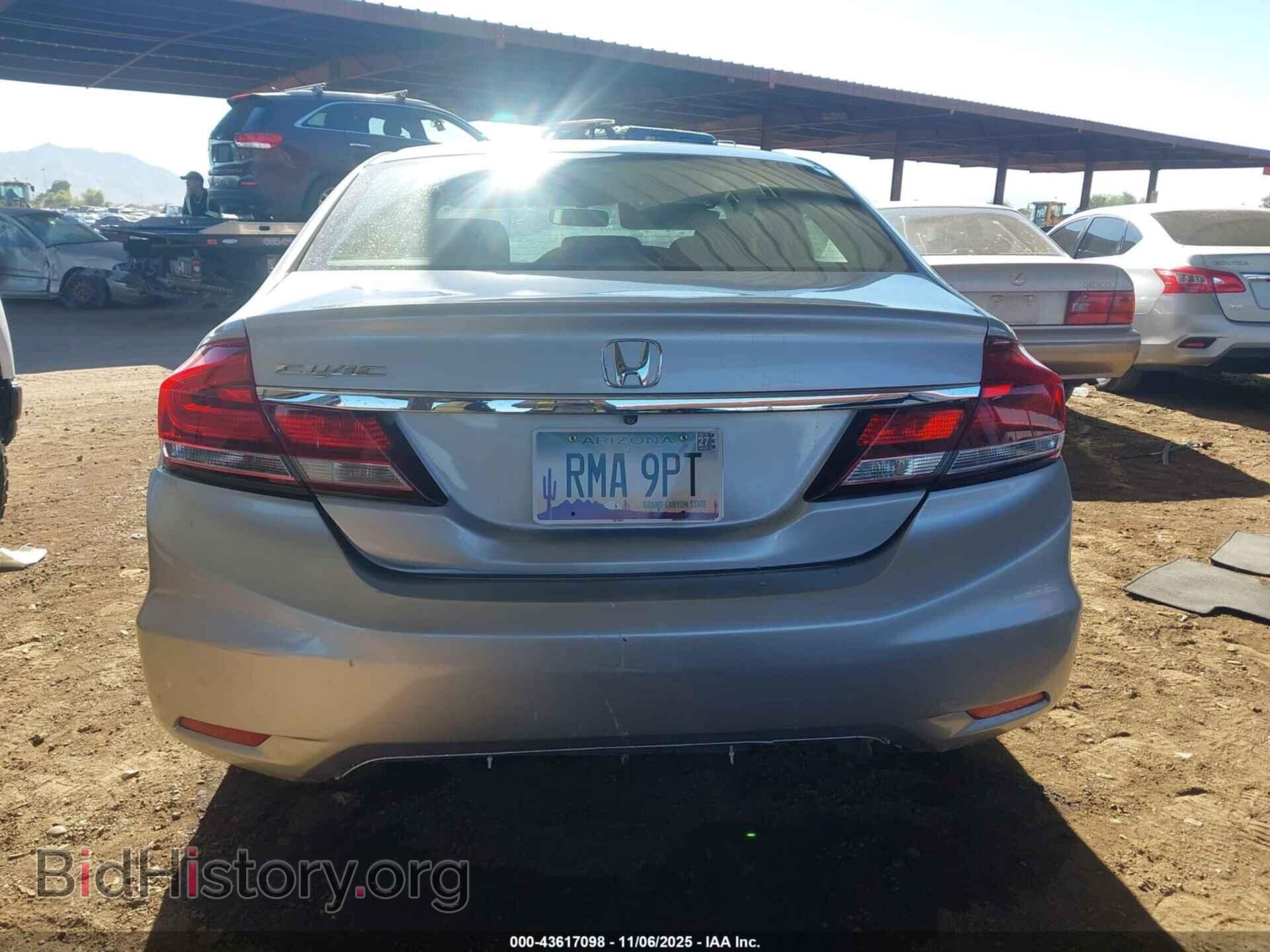 2013 HONDA CIVIC - VIN: 19XFB2F54DE280943 - Фото 6