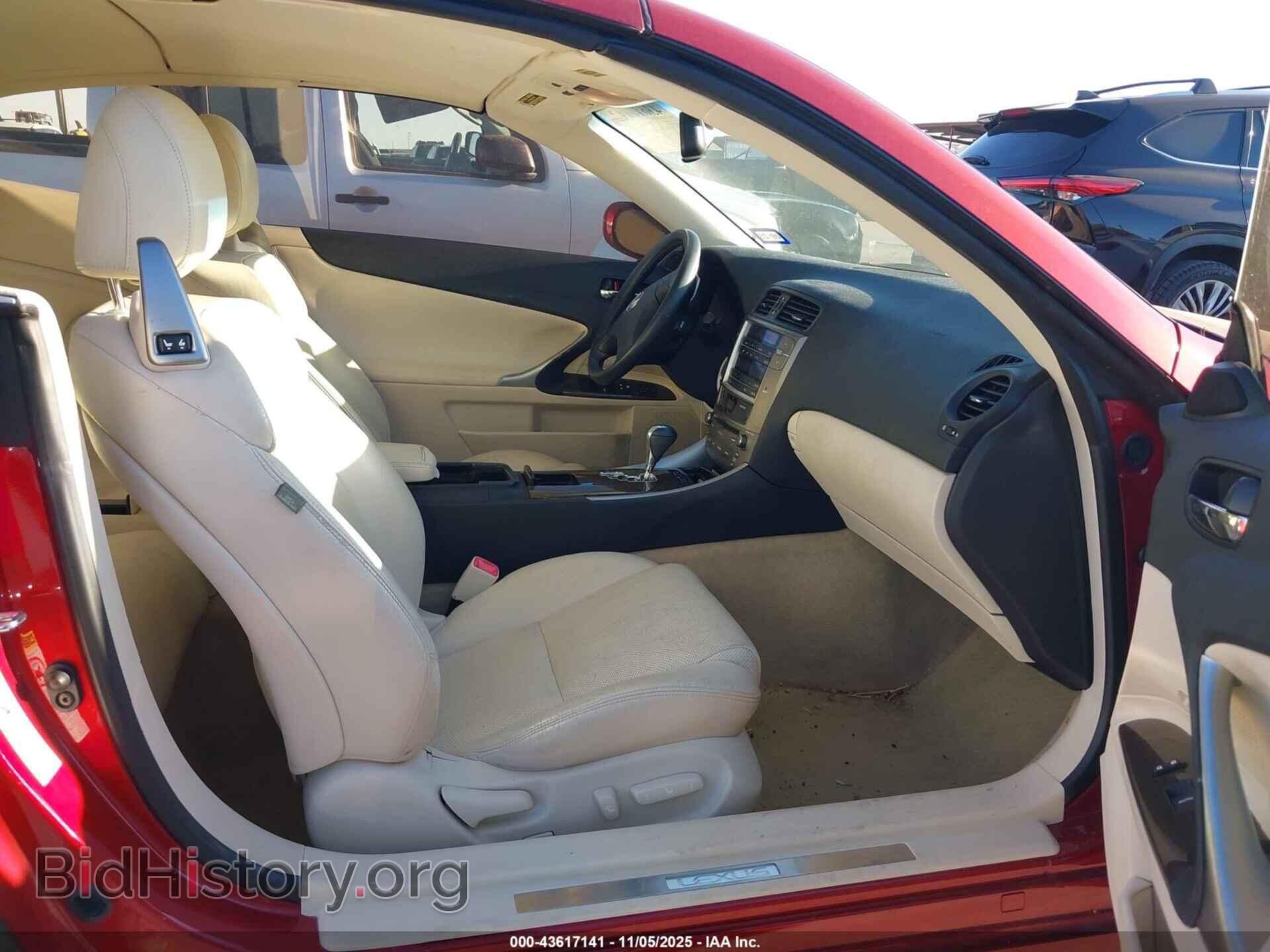 2010 LEXUS IS 250C - VIN: JTHFF2C28A2512370 - Фото 5