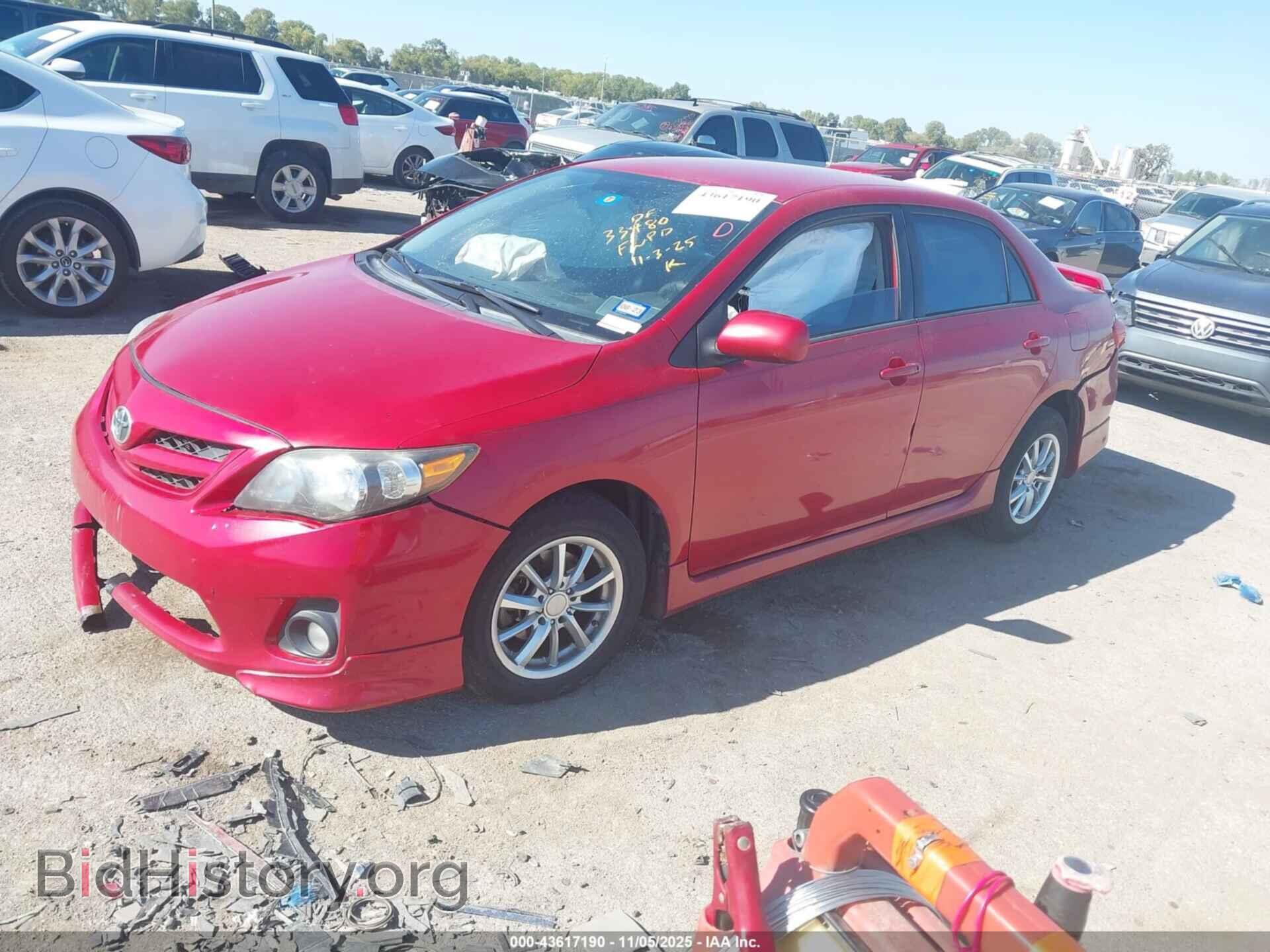 2012 TOYOTA COROLLA - VIN: 5YFBU4EE9CP034019 - Фото 2