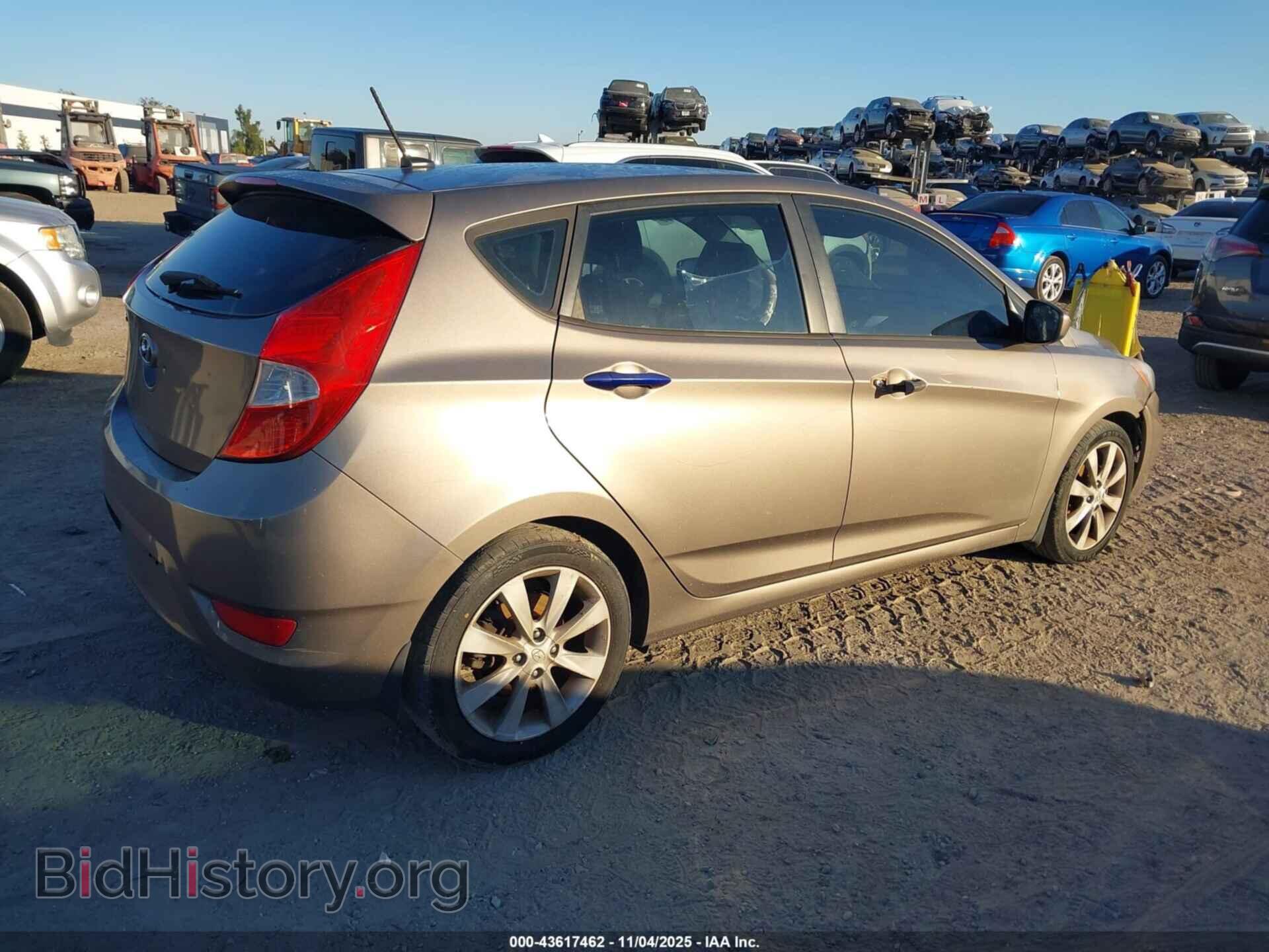 2012 HYUNDAI ACCENT - VIN: KMHCU5AE3CU034838 - Фото 4