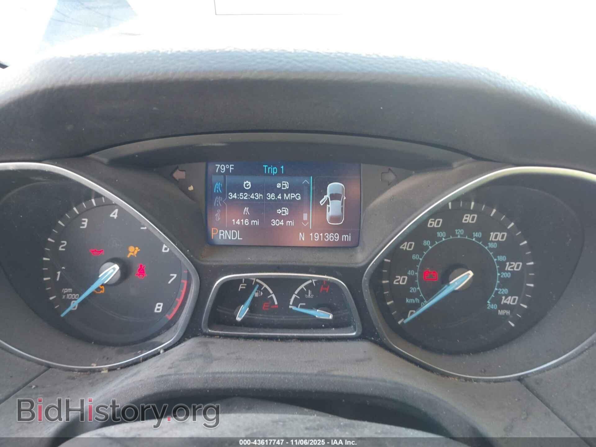 2014 FORD FOCUS - VIN: 1FADP3K21EL413215 - Фото 7