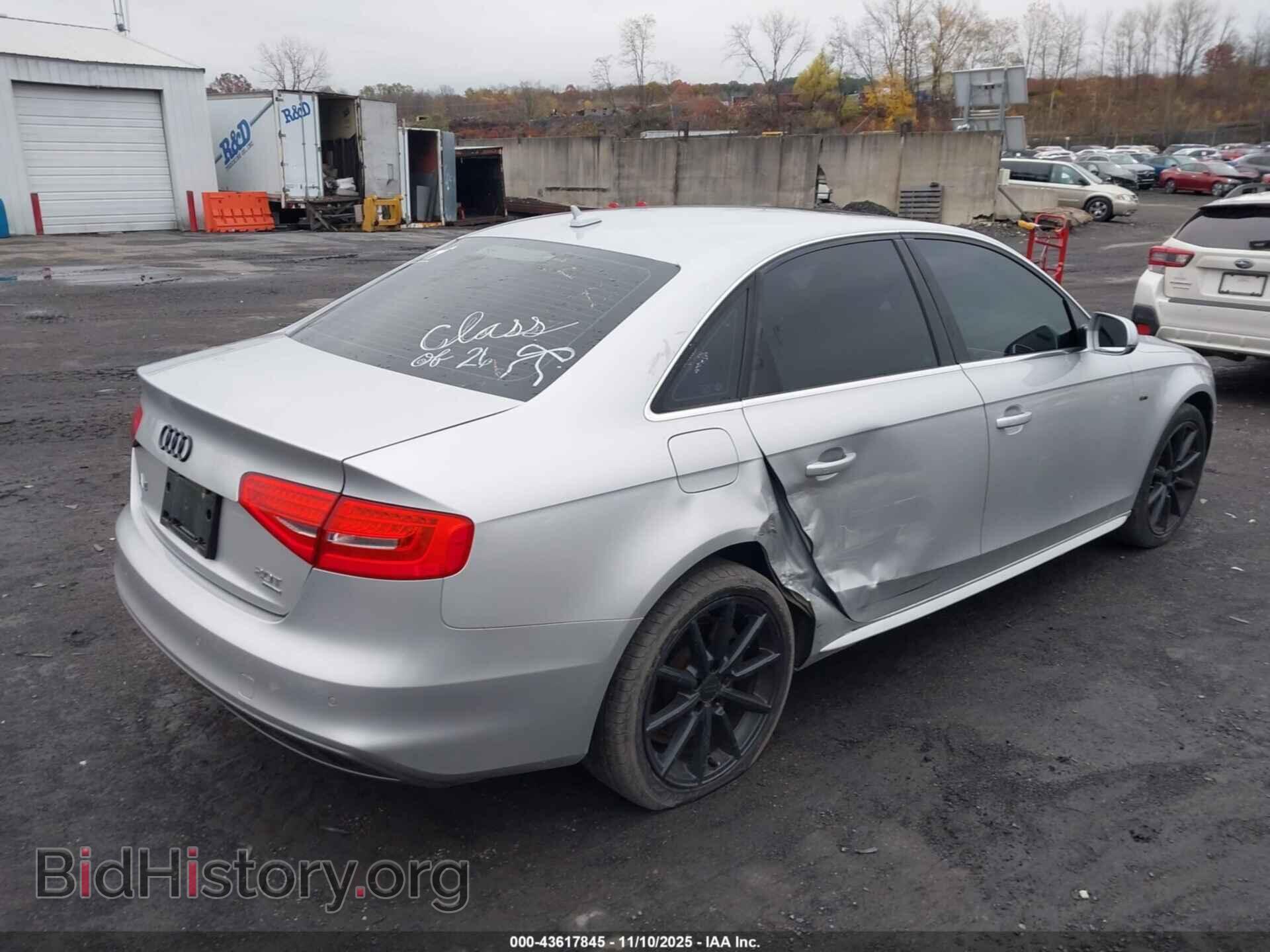 2014 AUDI A4 - VIN: WAUKFBFLXEA074660 - Фото 4