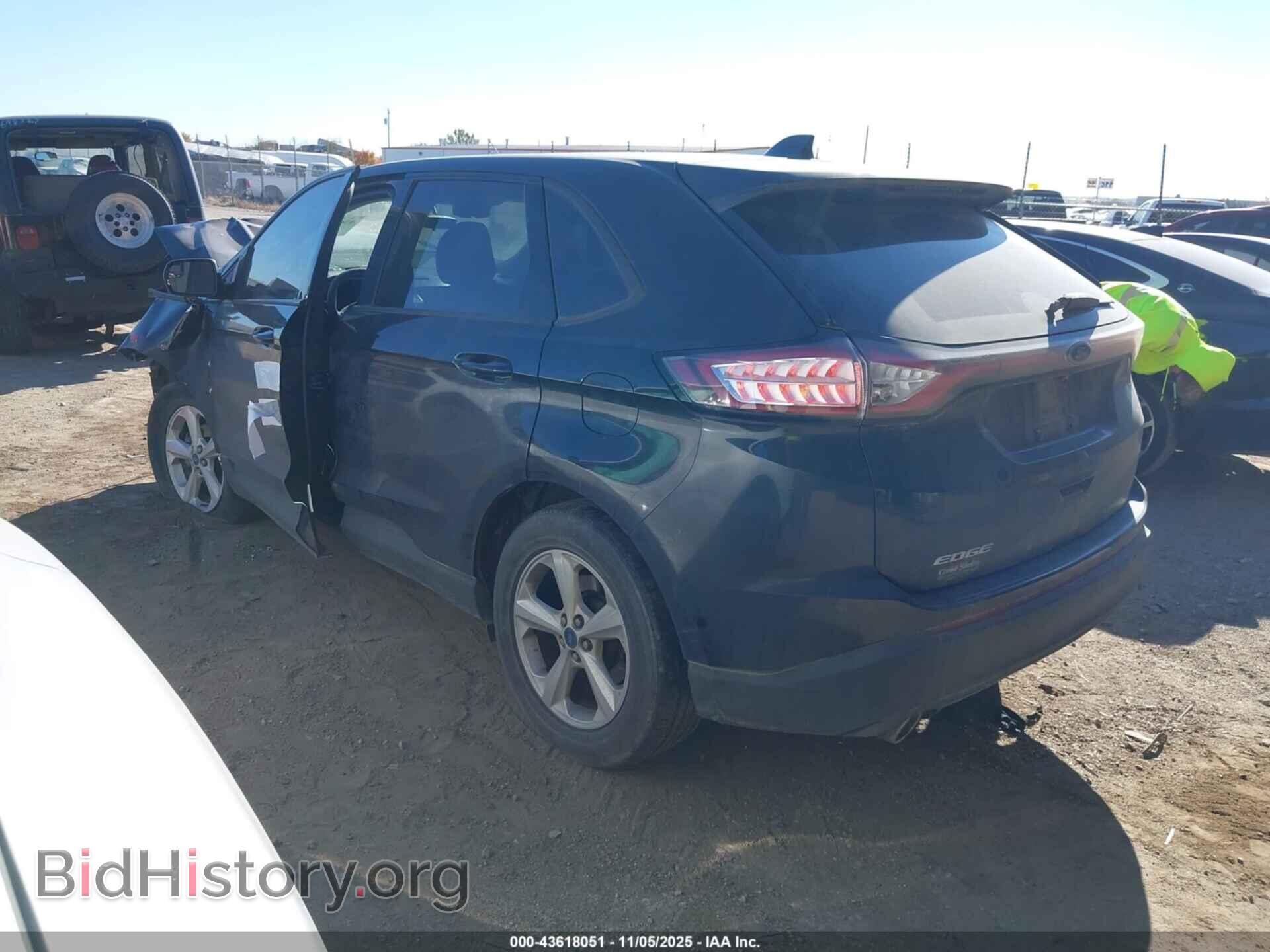 2015 FORD EDGE - VIN: 2FMTK3G86FBB52775 - Фото 3
