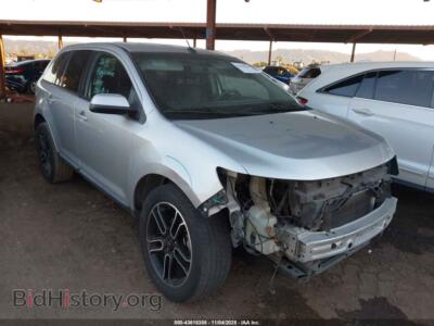 2013 Ford EDGE SEL, серебристый — VIN 2FMDK3JC6DBE19136, IAAI