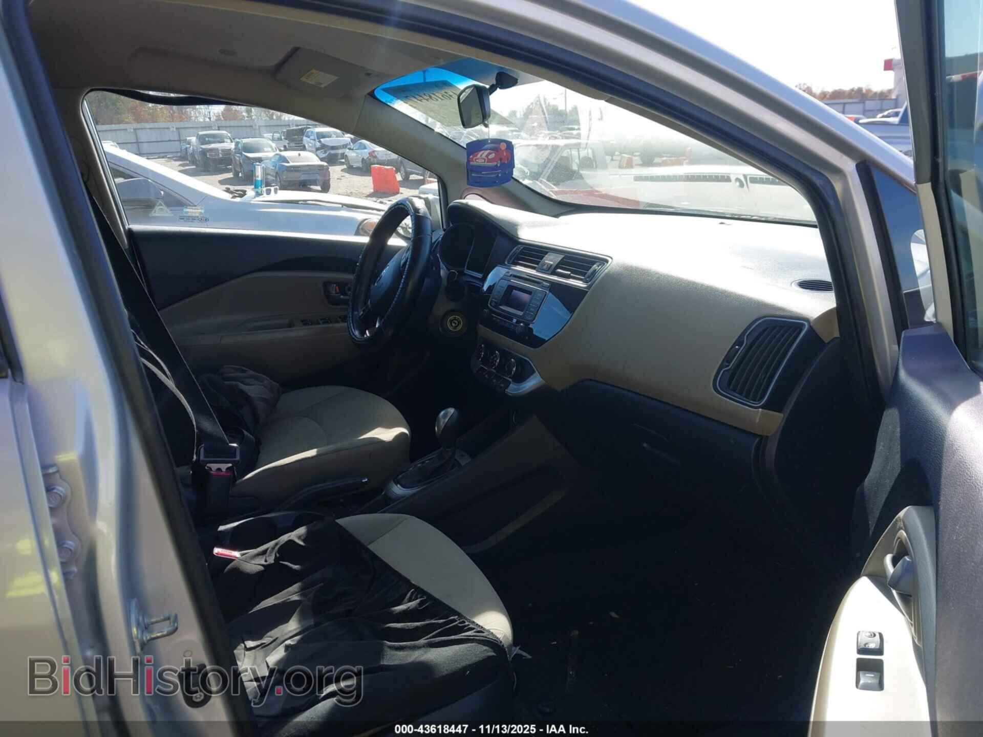 2016 KIA RIO - VIN: KNADM4A37G6539984 - Фото 5