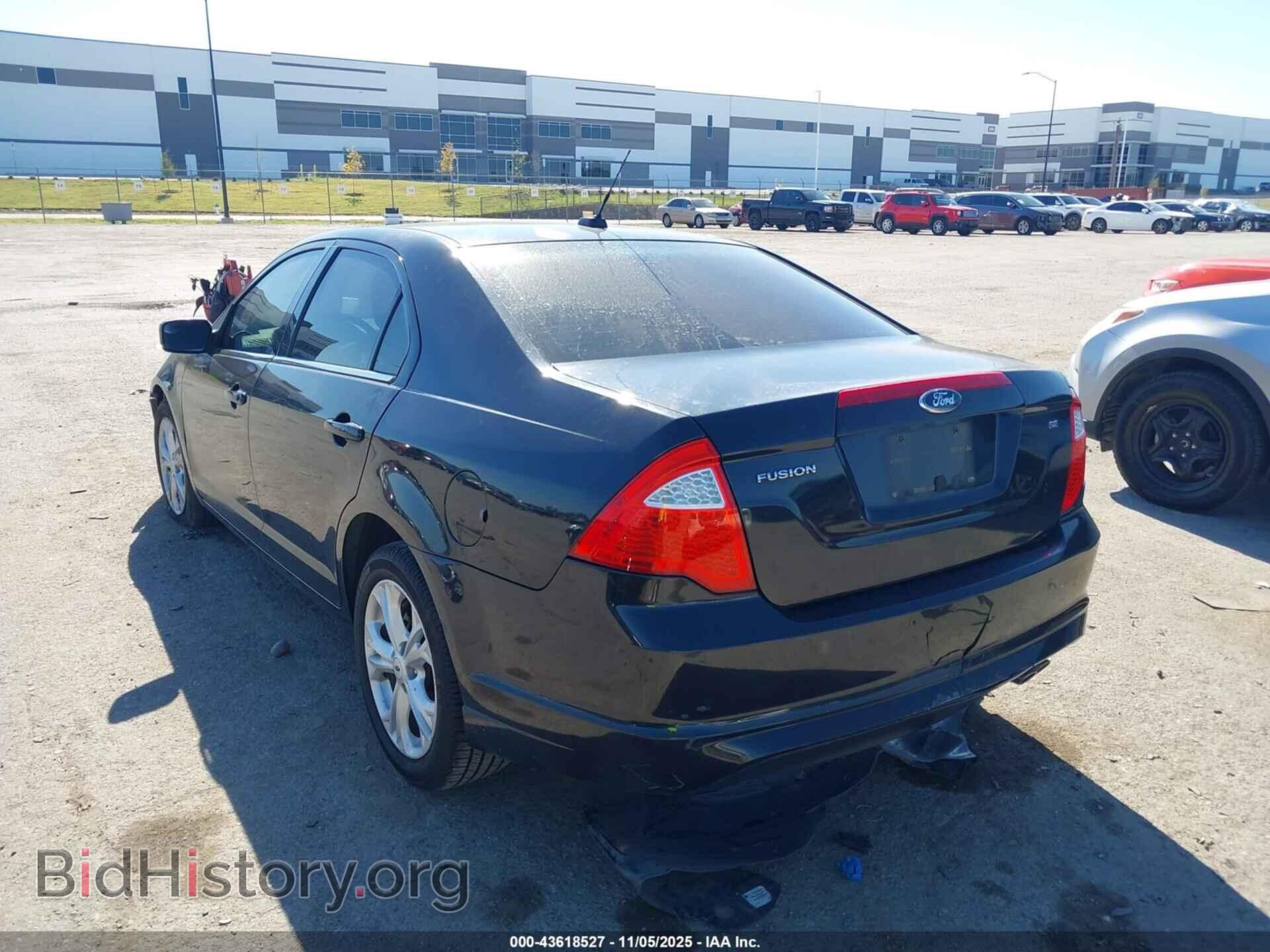 2012 FORD FUSION - VIN: 3FAHP0HA0CR446946 - Фото 3