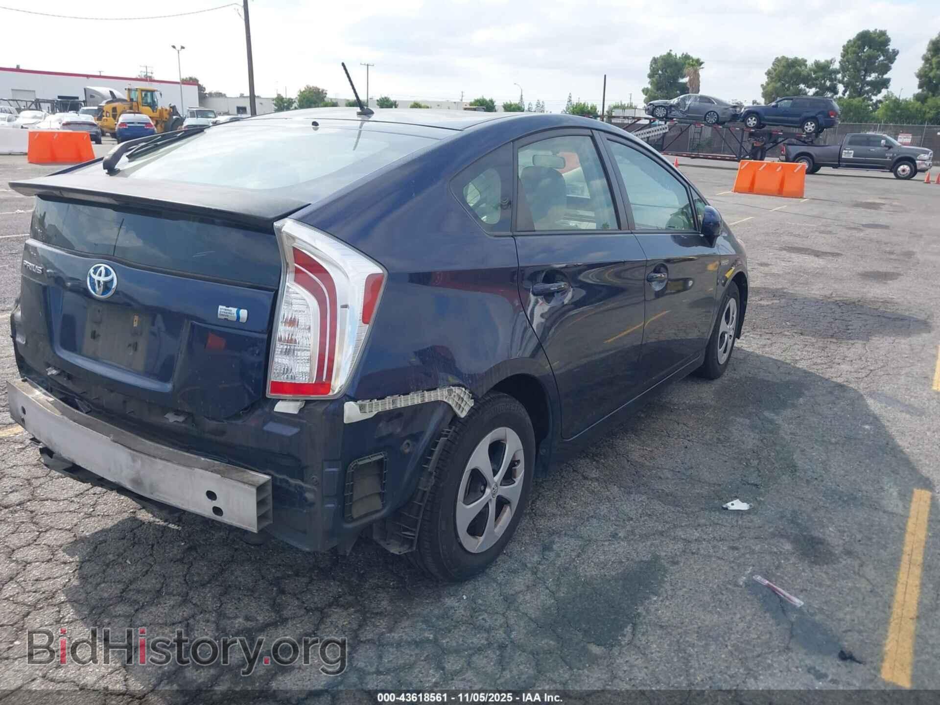 2014 TOYOTA PRIUS - VIN: JTDKN3DU3E0374764 - Фото 4