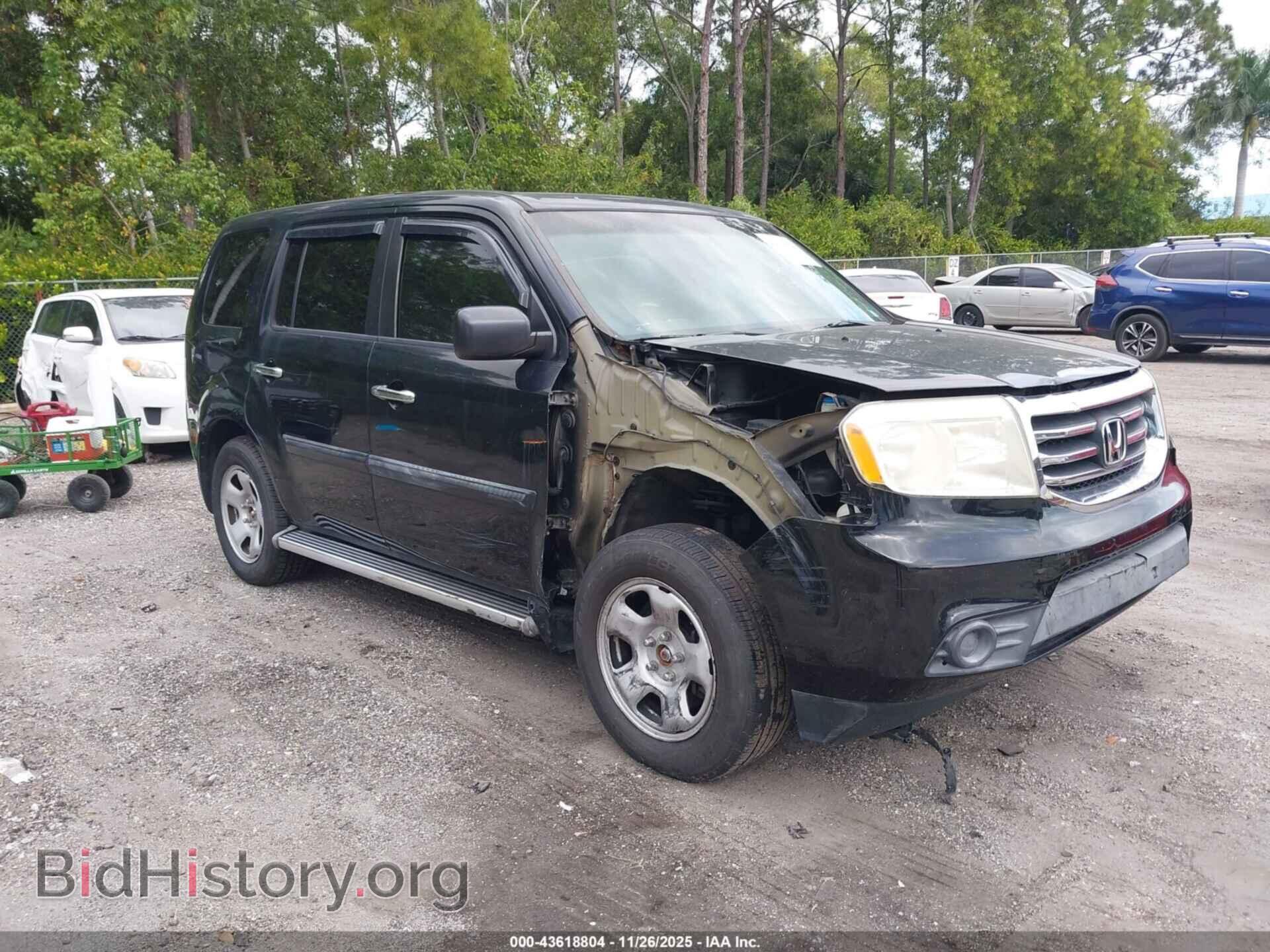 Photo 5FNYF3H2XCB033117 - HONDA PILOT 2012