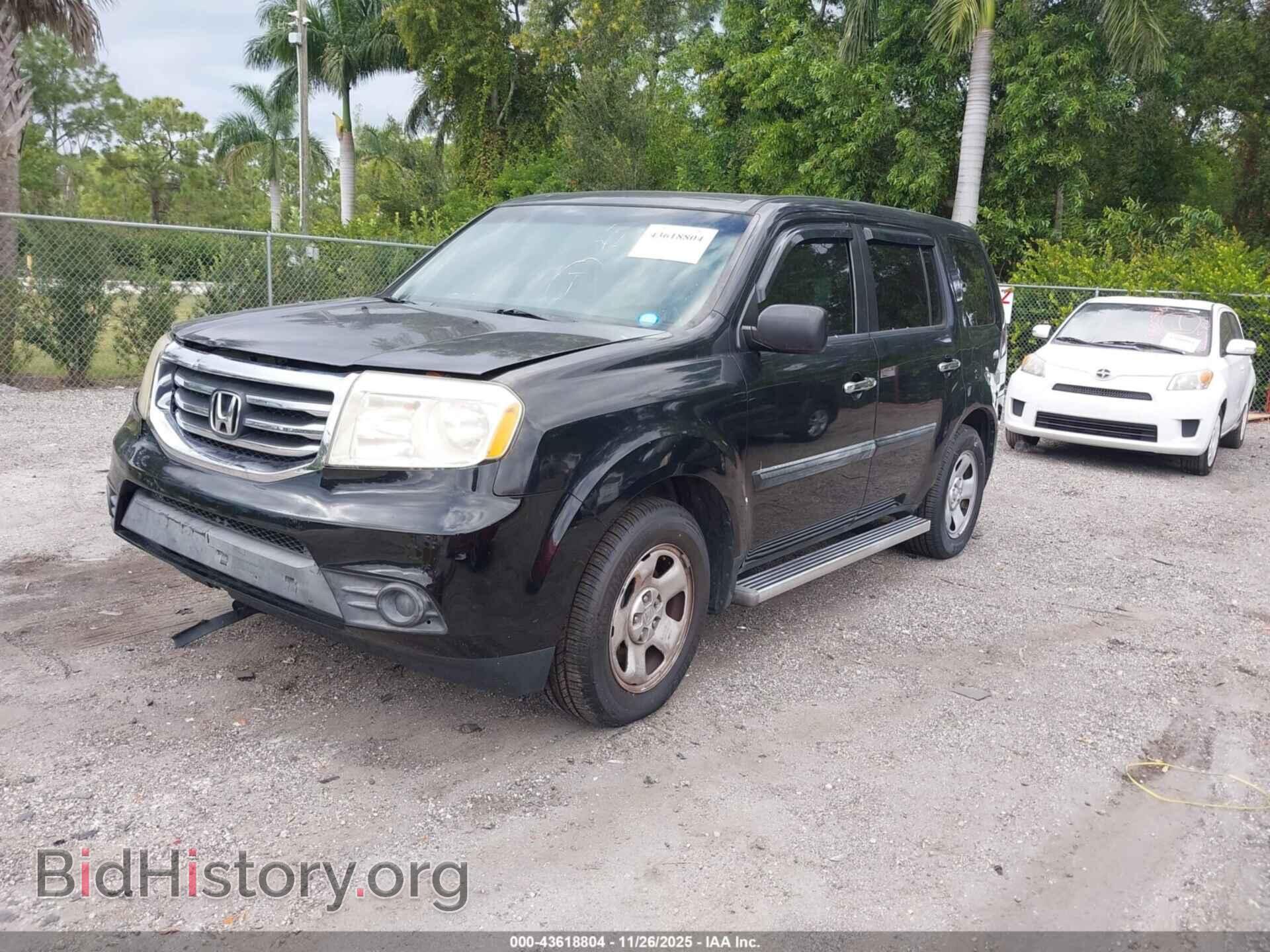 2012 HONDA PILOT - VIN: 5FNYF3H2XCB033117 - Фото 2