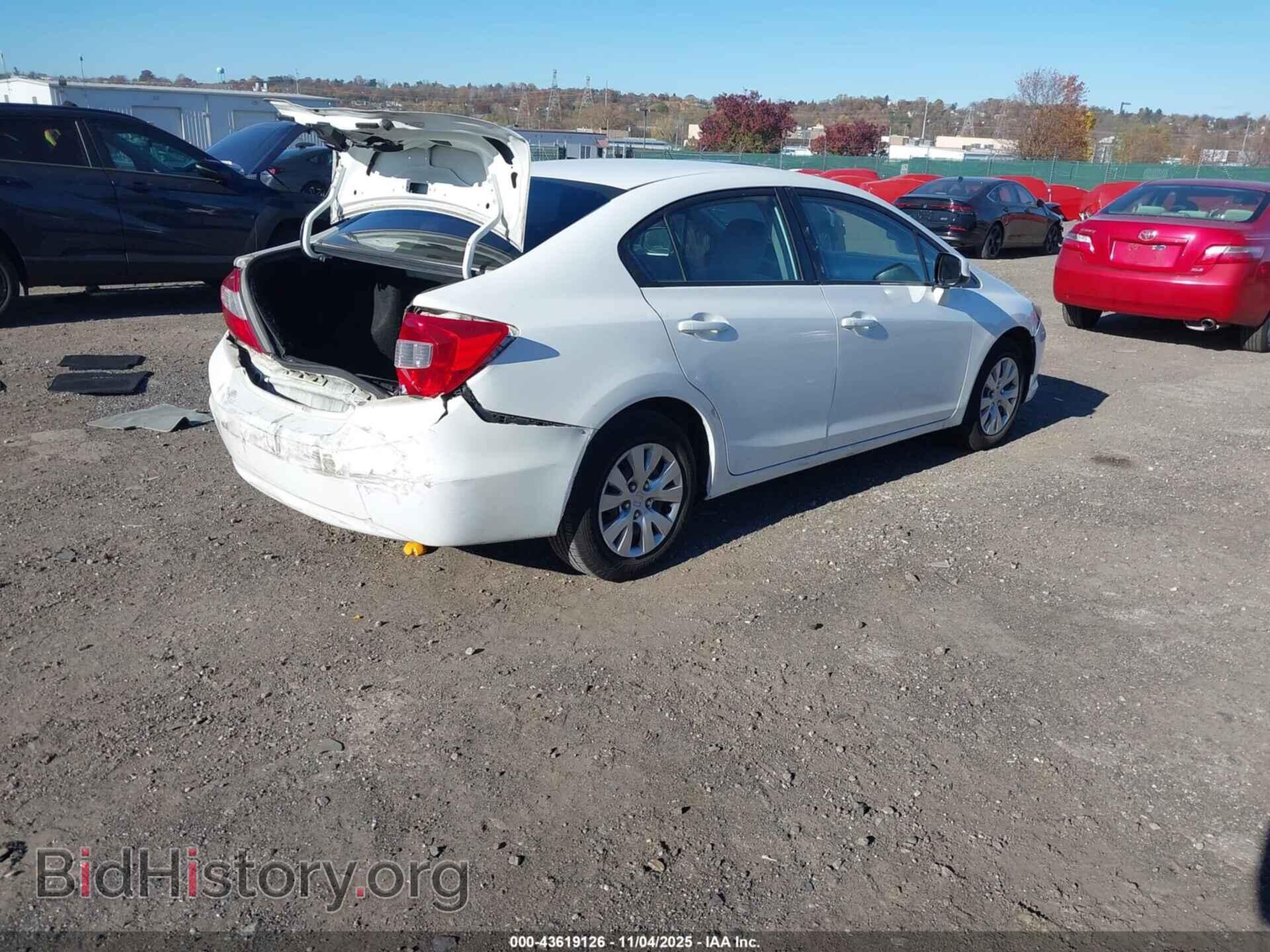 2012 HONDA CIVIC - VIN: 19XFB2F57CE369968 - Фото 4