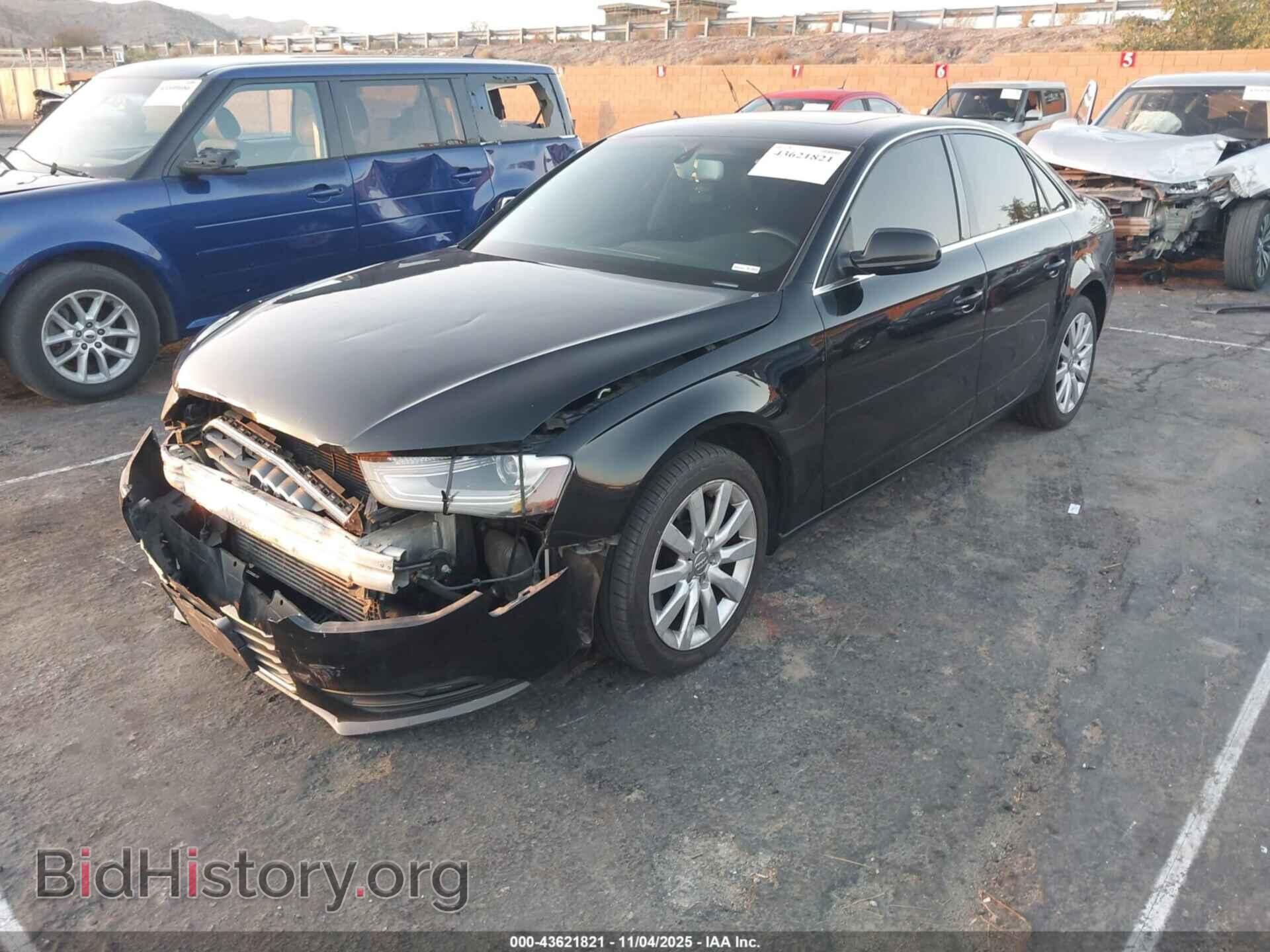 2013 AUDI A4 - VIN: WAUAFAFL0DN035363 - Фото 2