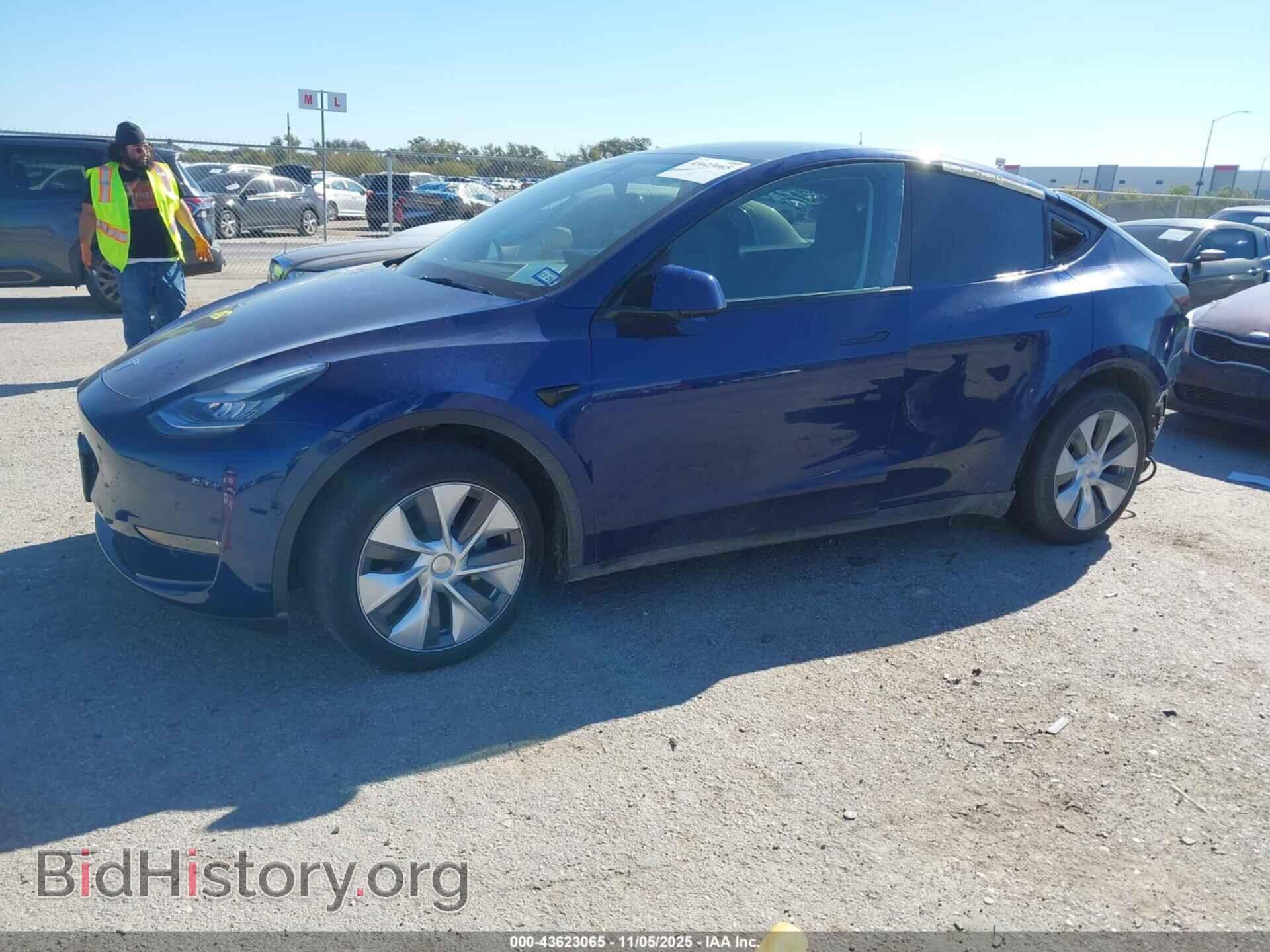 2022 TESLA MODEL Y - VIN: 7SAYGDEE2NA005347 - Фото 2