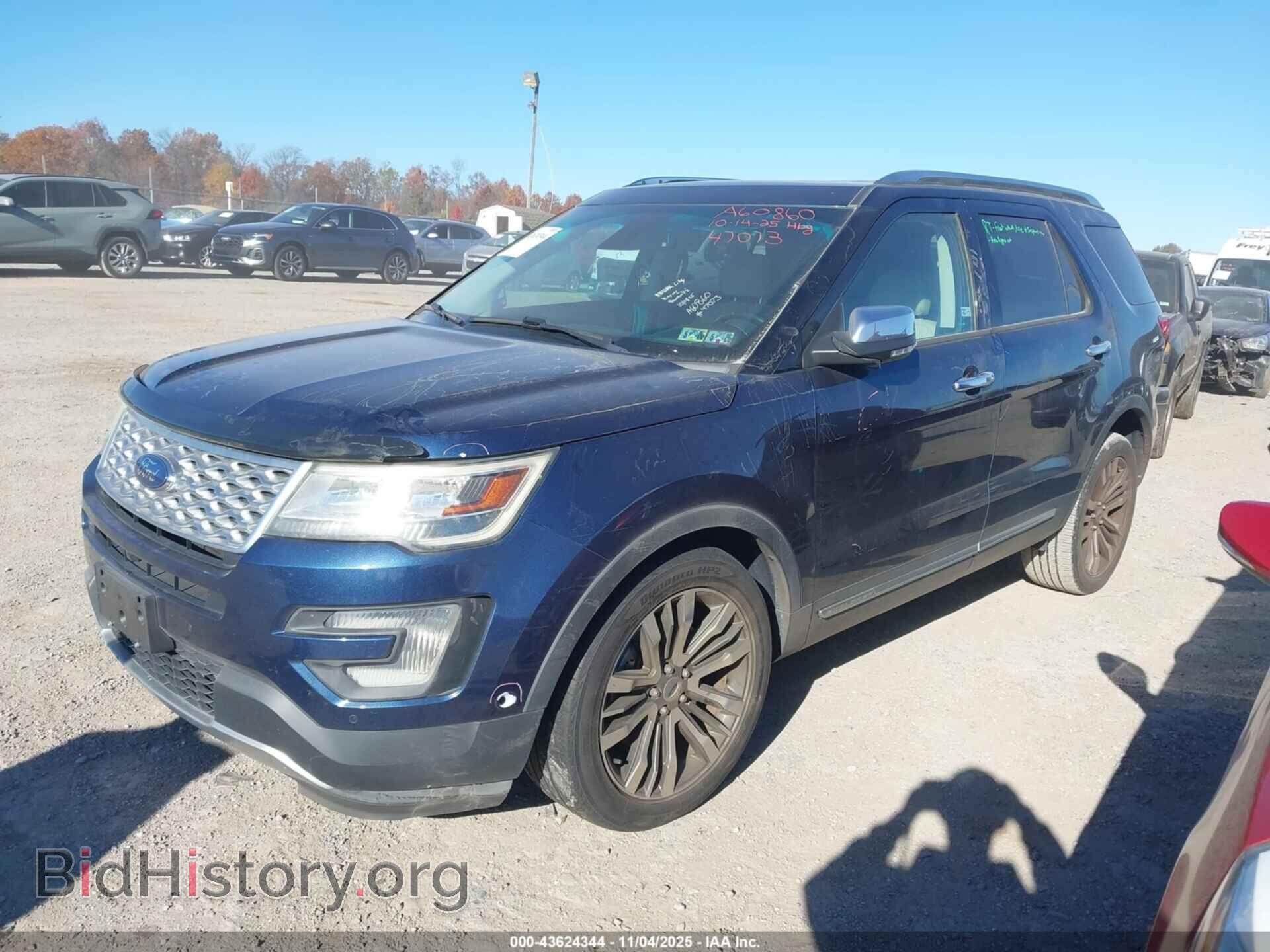 2016 FORD EXPLORER - VIN: 1FM5K8HT4GGA60860 - Фото 2