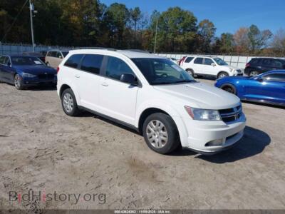 2017 Dodge JOURNEY SE, белый — VIN 3C4PDCABXHT527188, IAAI