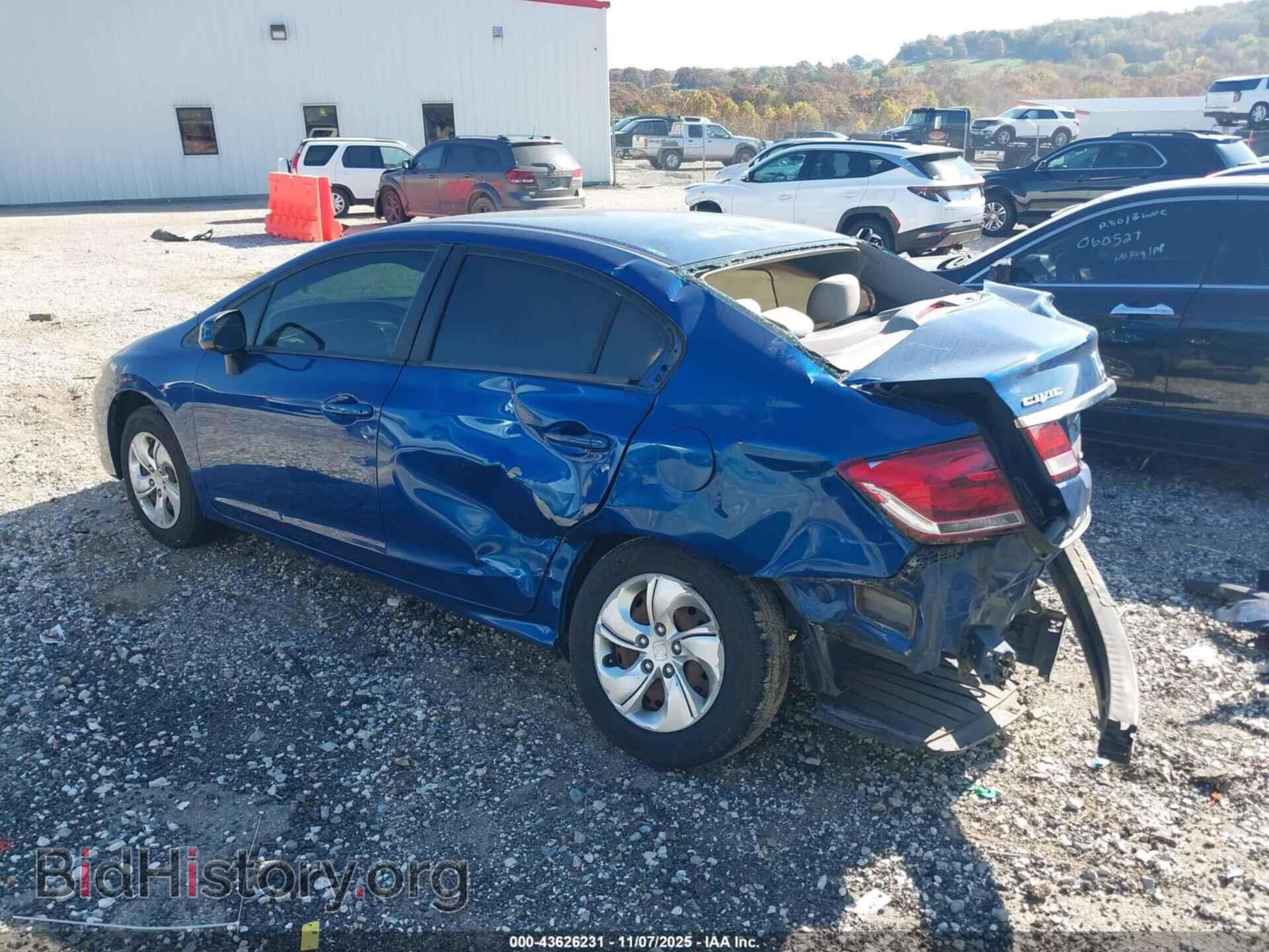 2013 HONDA CIVIC - VIN: 19XFB2F52DE043318 - Фото 3