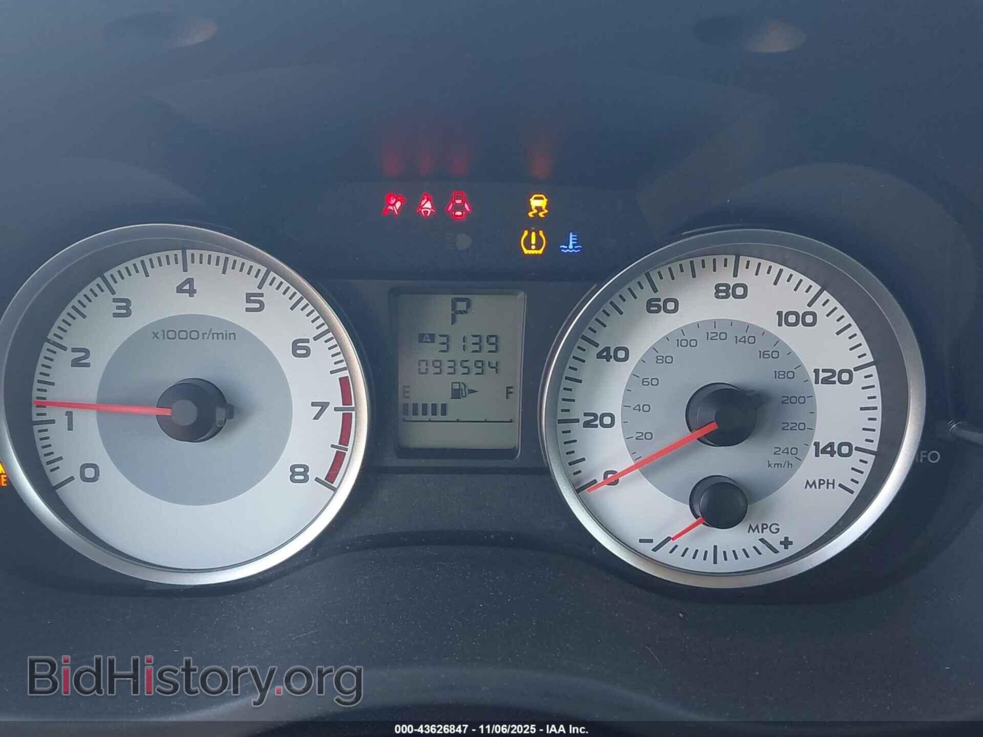 2012 SUBARU IMPREZA - VIN: JF1GPAA68CH240444 - Фото 7