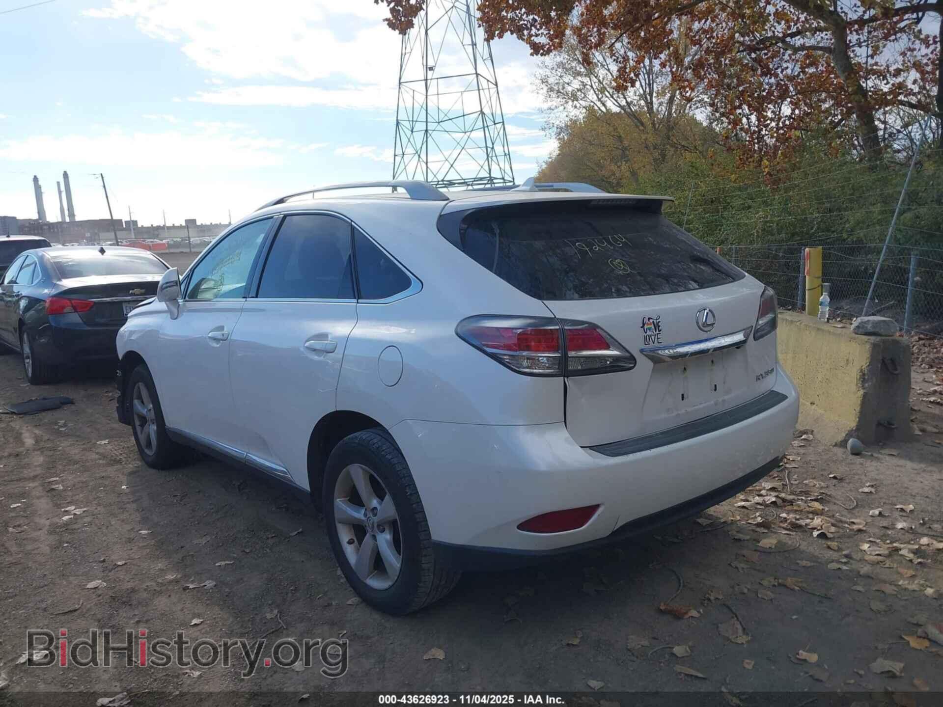 2013 LEXUS RX 350 - VIN: 2T2BK1BA4DC192464 - Фото 3