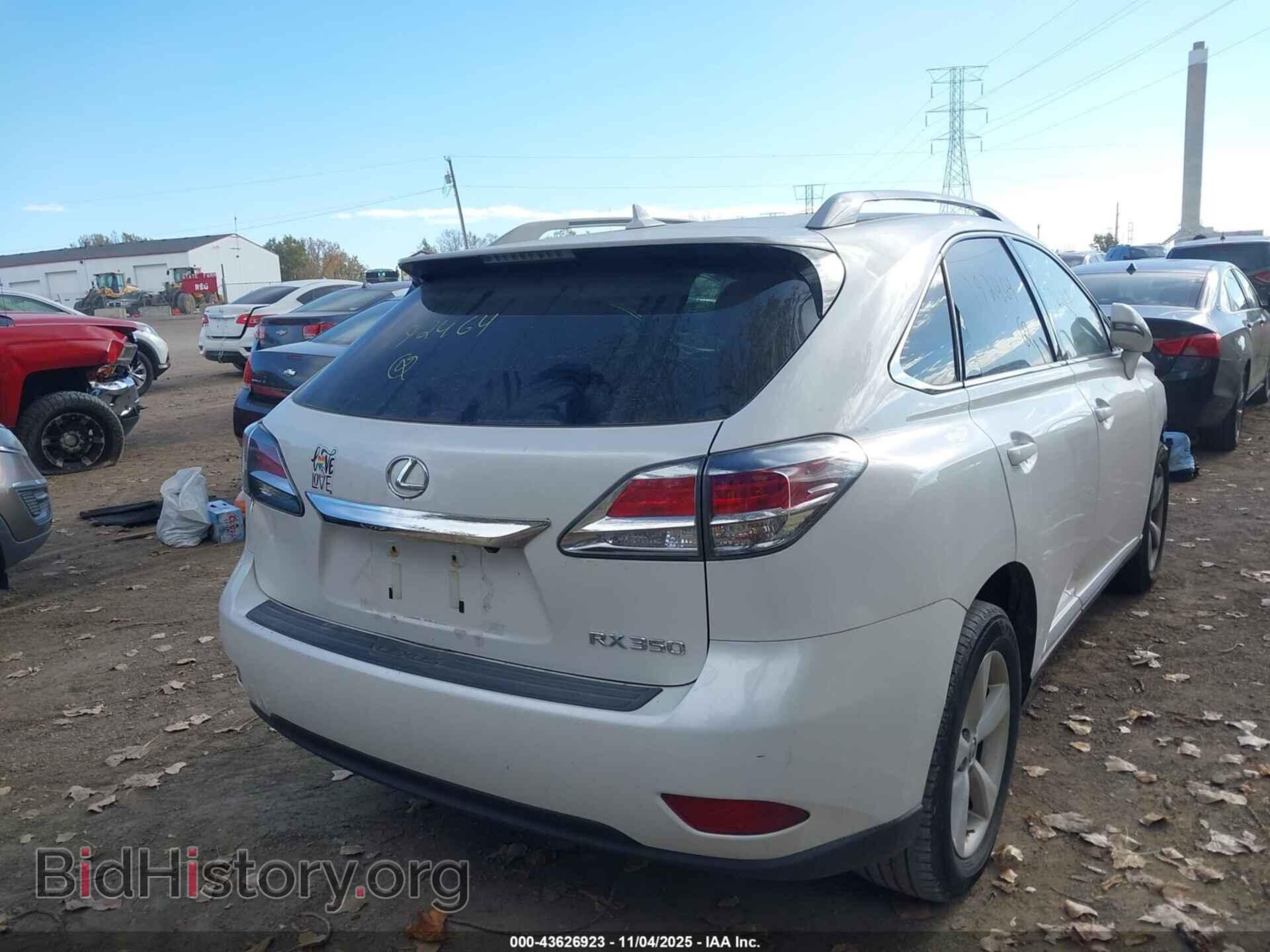 2013 LEXUS RX 350 - VIN: 2T2BK1BA4DC192464 - Фото 4