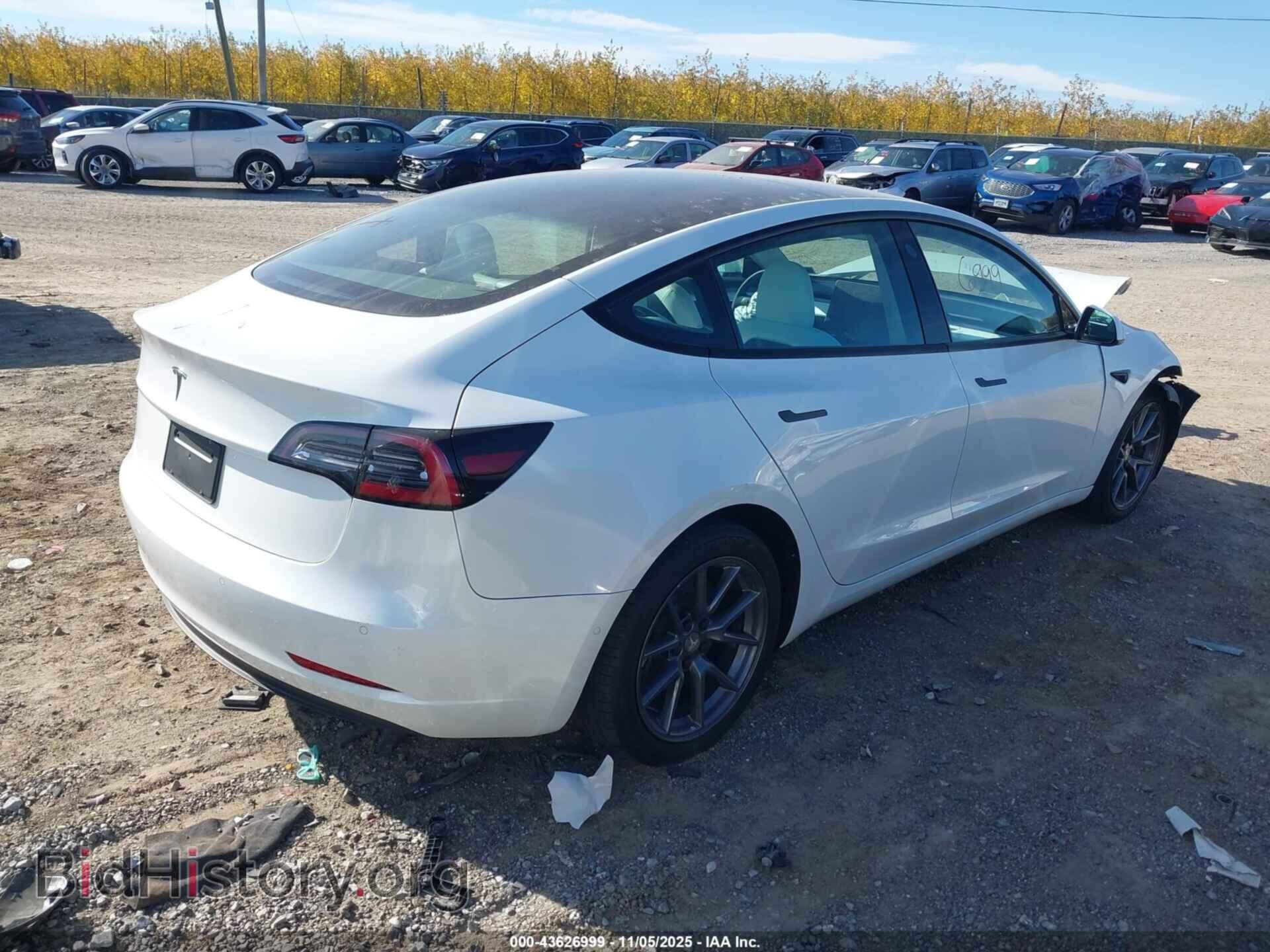 2022 TESLA MODEL 3 - VIN: 5YJ3E1EA9NF319749 - Фото 4