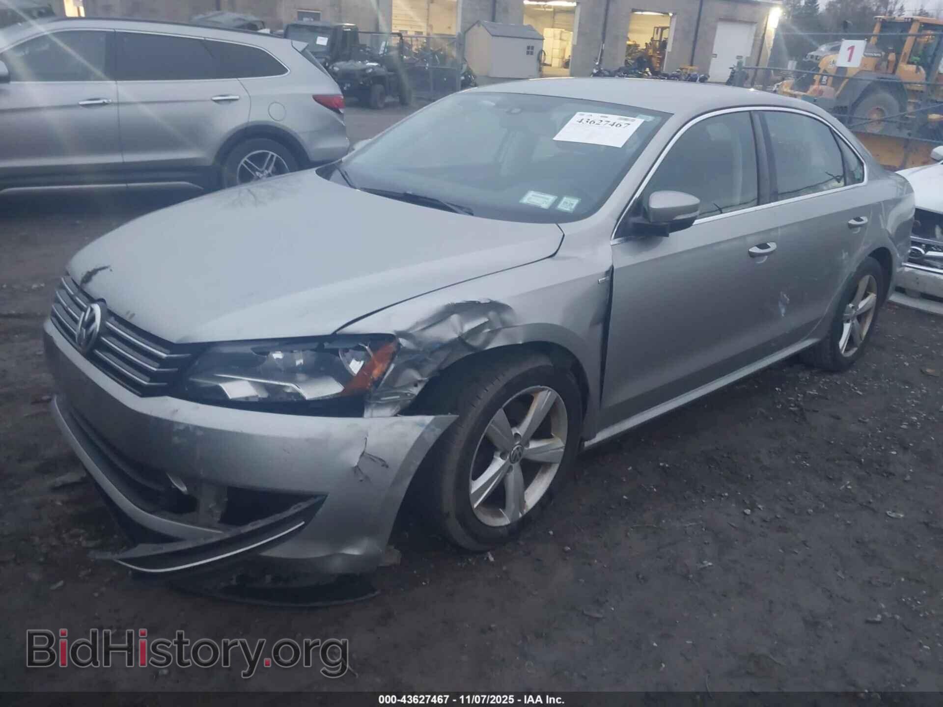 2014 VOLKSWAGEN PASSAT - VIN: 1VWAT7A34EC020977 - Фото 2