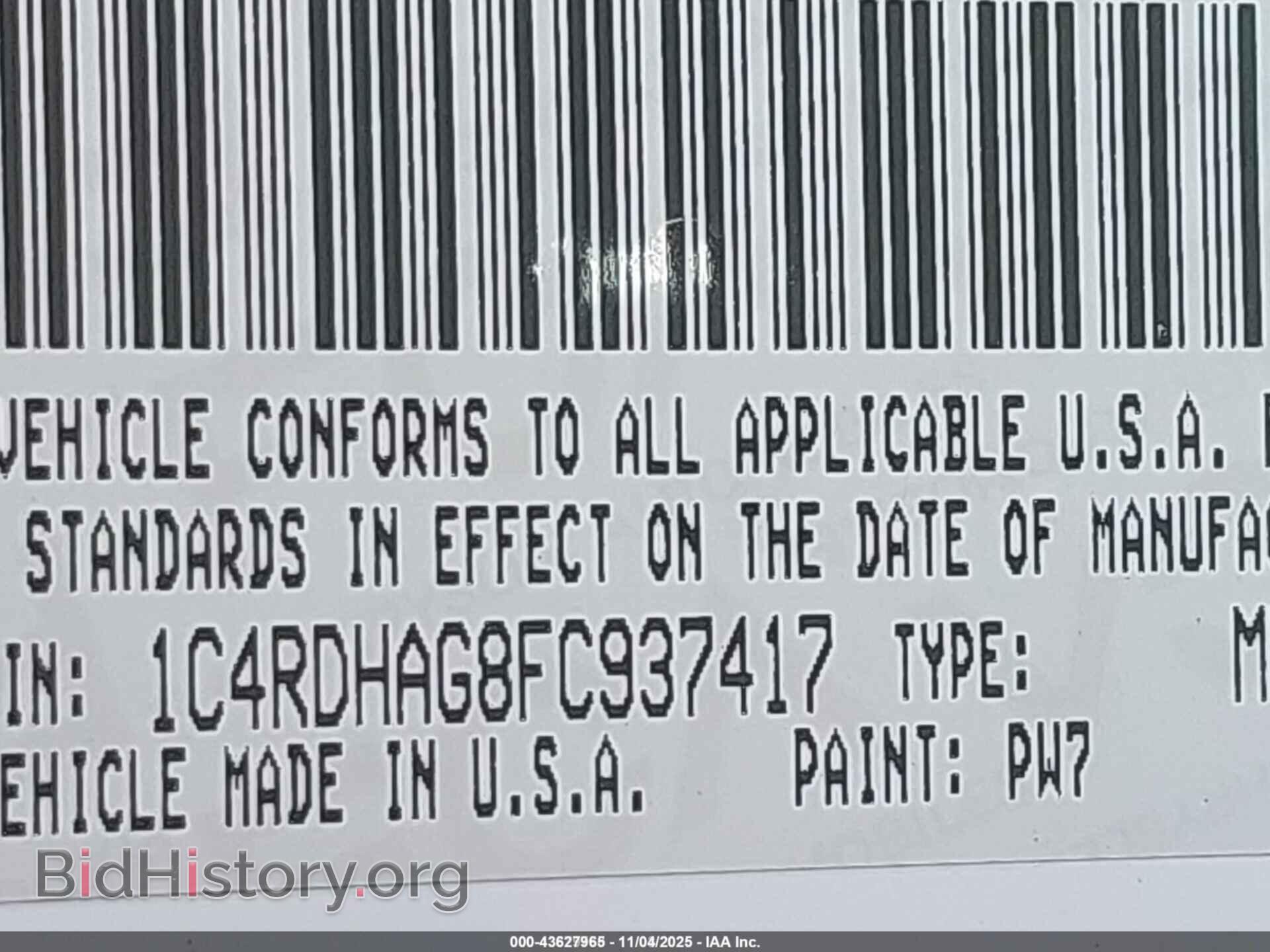 2015 DODGE DURANGO - VIN: 1C4RDHAG8FC937417 - Фото 9