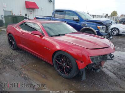 2013 Chevrolet CAMARO 1LT, red — VIN 2G1FB1E32D9109903, IAAI