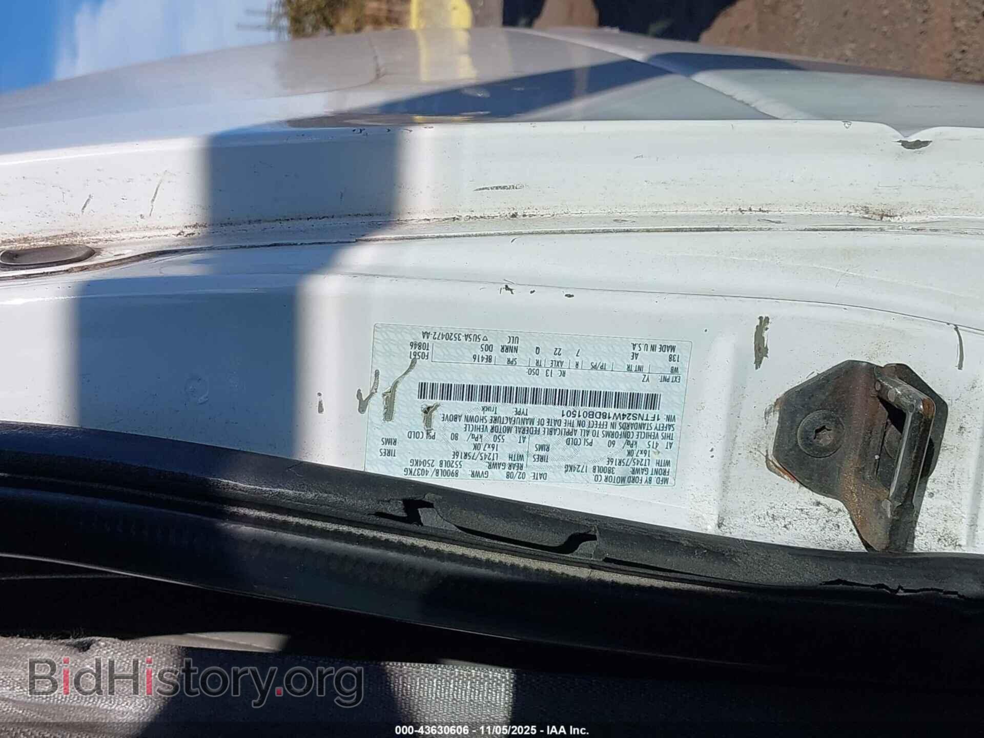 2008 FORD E-250 - VIN: 1FTNS24W18DB01501 - Фото 9
