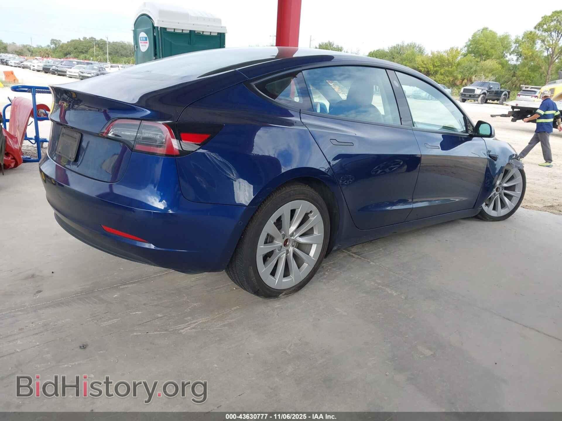 2022 TESLA MODEL 3 - VIN: 5YJ3E1EA7NF190832 - Photo 4