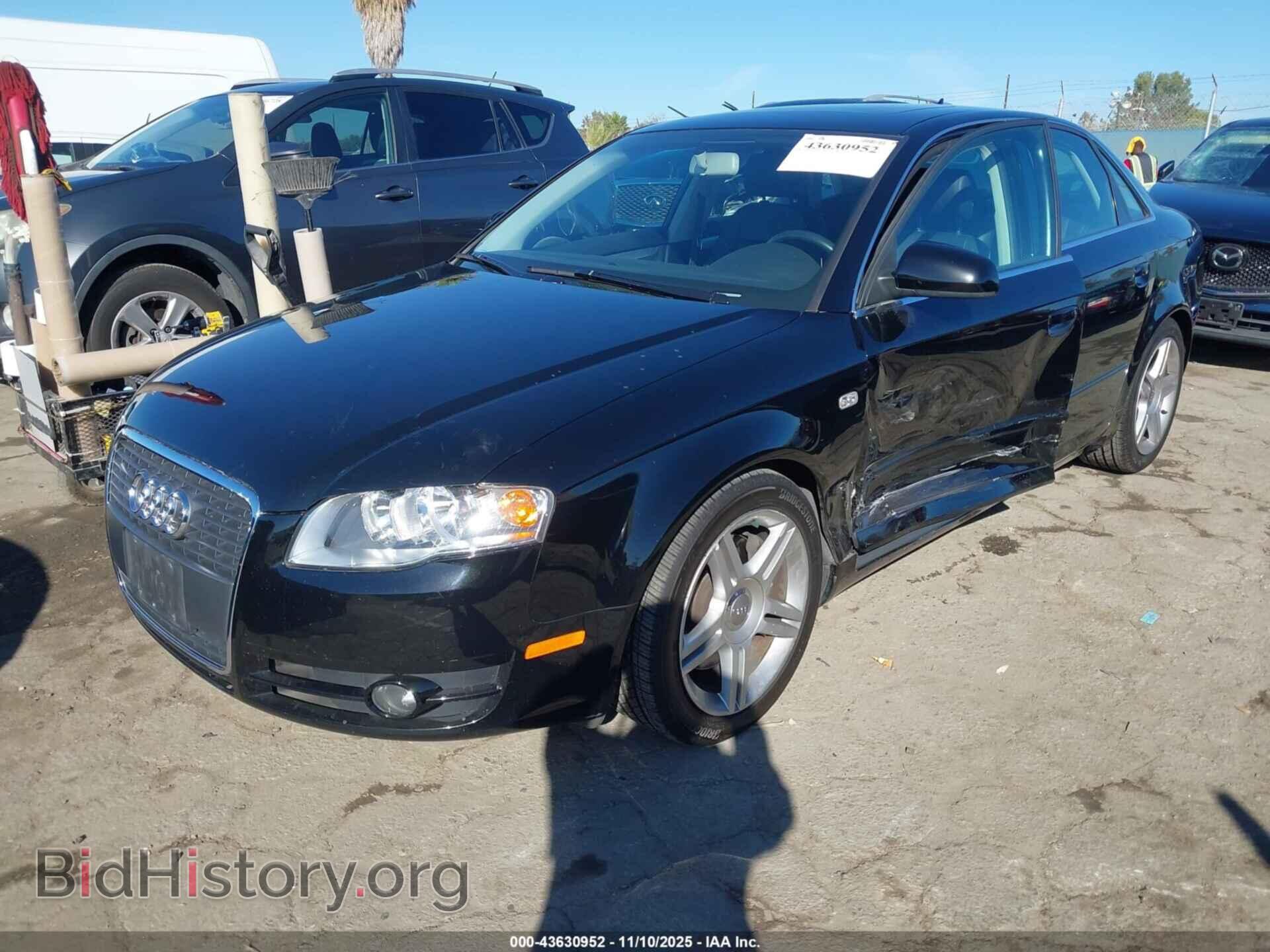 2007 AUDI A4 - VIN: WAUAF78E67A076934 - Фото 2