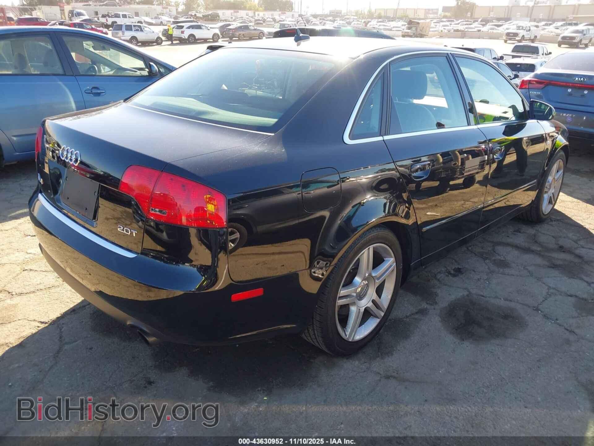 2007 AUDI A4 - VIN: WAUAF78E67A076934 - Фото 4