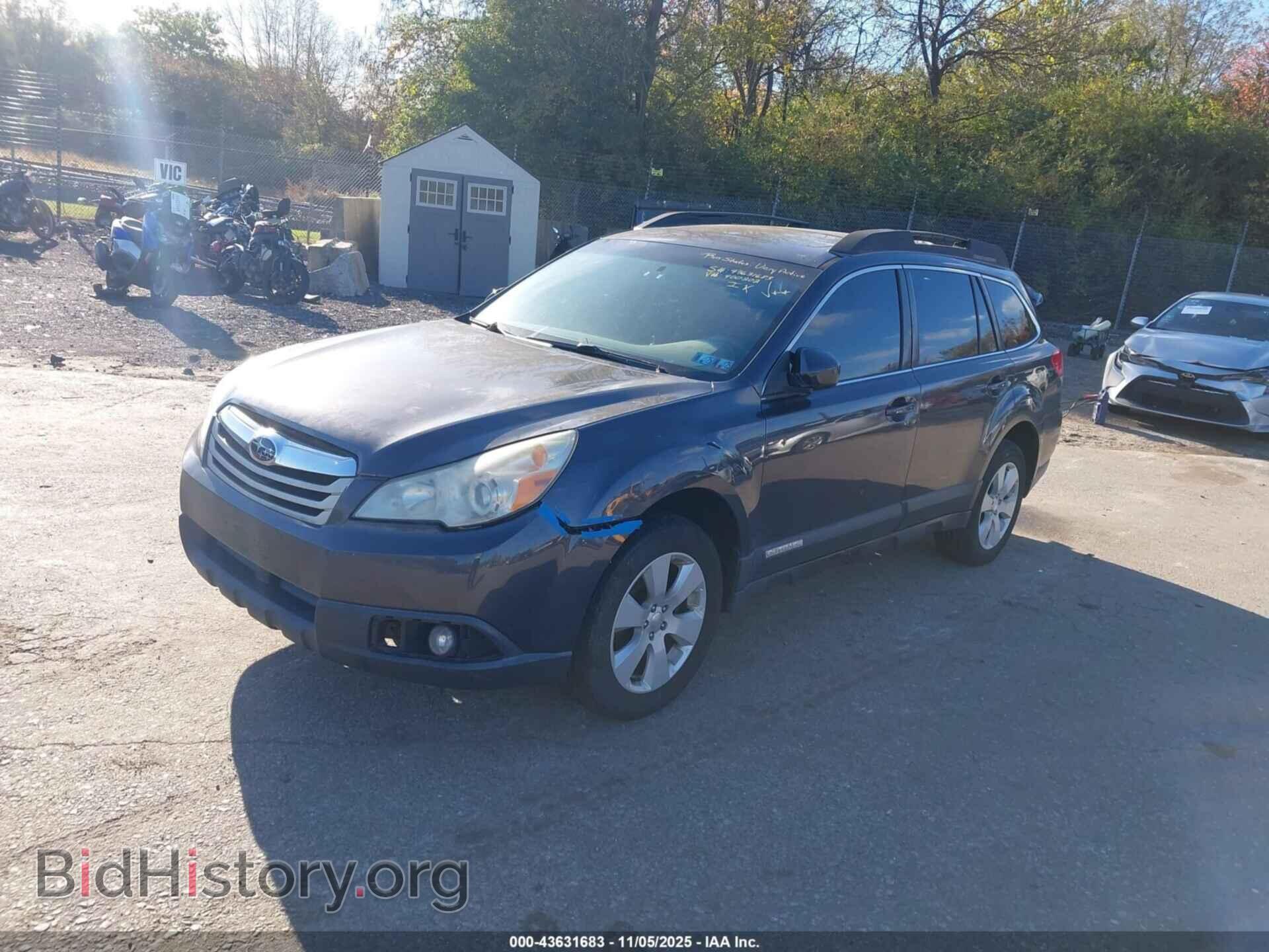 2011 SUBARU OUTBACK - VIN: 4S4BRBGC1B1400202 - Фото 2