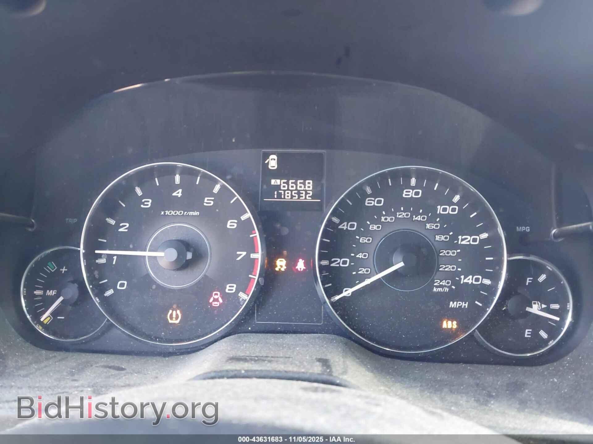 2011 SUBARU OUTBACK - VIN: 4S4BRBGC1B1400202 - Фото 7
